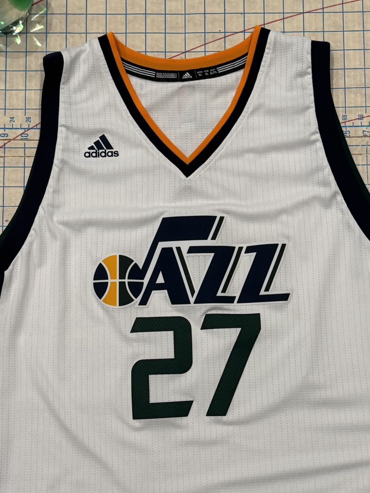 Adidas Adidas Utah Jazz Rudy Gobert Swingman Jersey White 2016 XL Size US XL / EU 56 / 4 - 5 Thumbnail