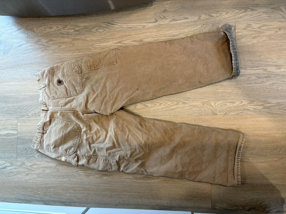 Carhartt Original Carhartt Carpenter Fleeced Lined Pants Size US 34 / EU 50 - 5 Thumbnail