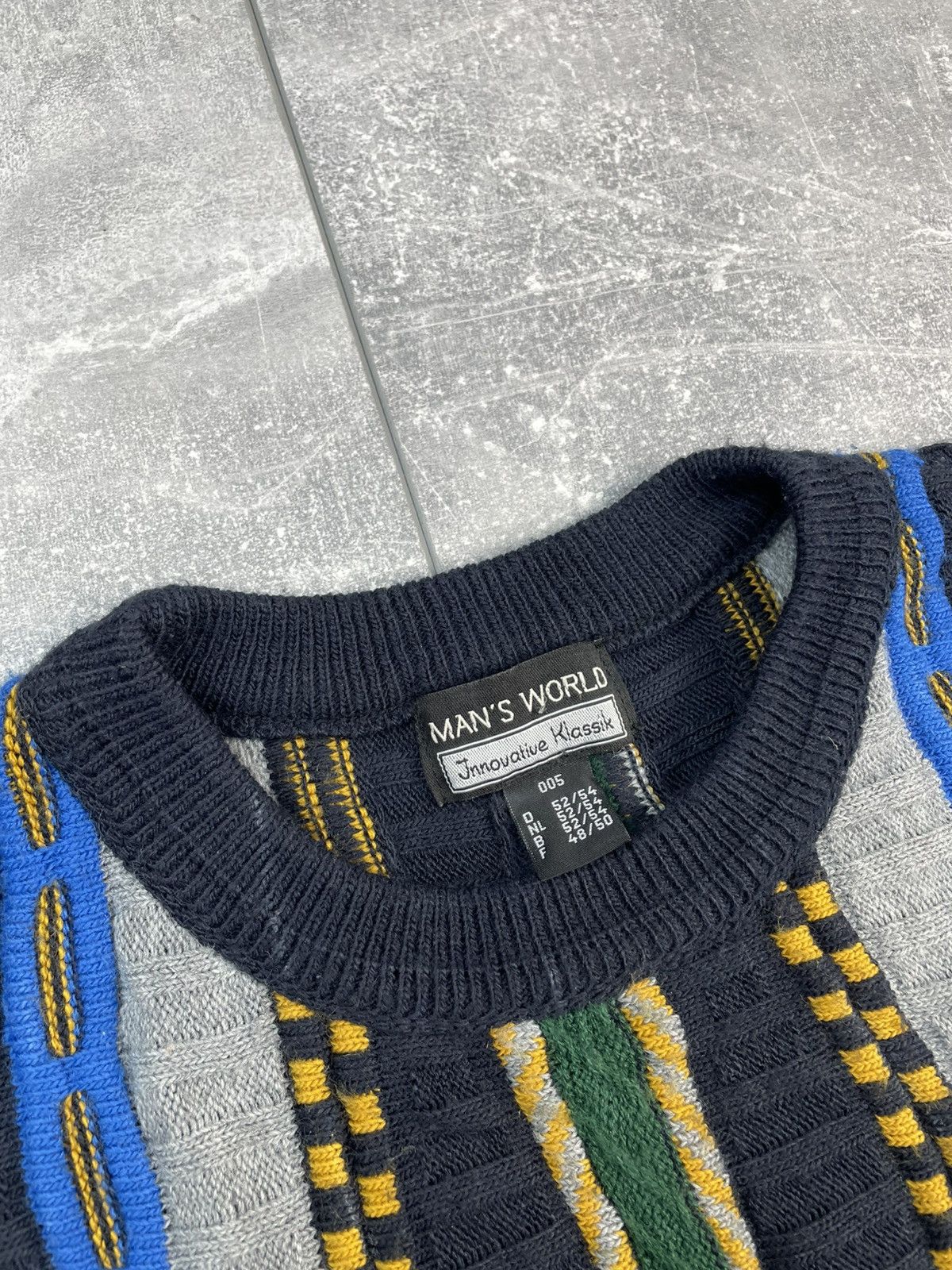 Other Coogi Style Knit Sweater Vintage Size US XL / EU 56 / 4 - 4 Thumbnail