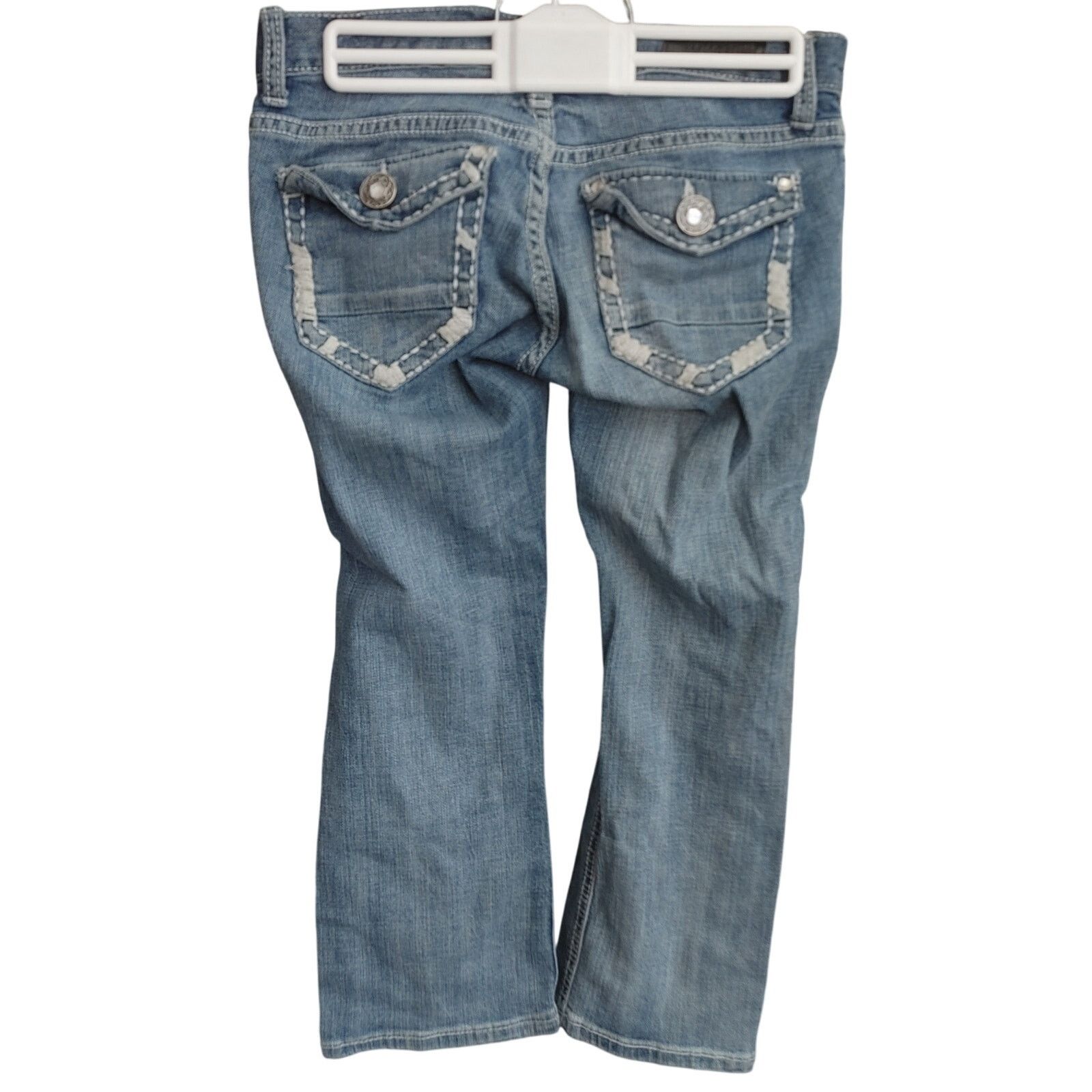 Other Day Trip Leo Womens 25 Navy Light Acid Wash Bootcut Jeans Size 26" / US 2 / IT 38 - 2 Thumbnail
