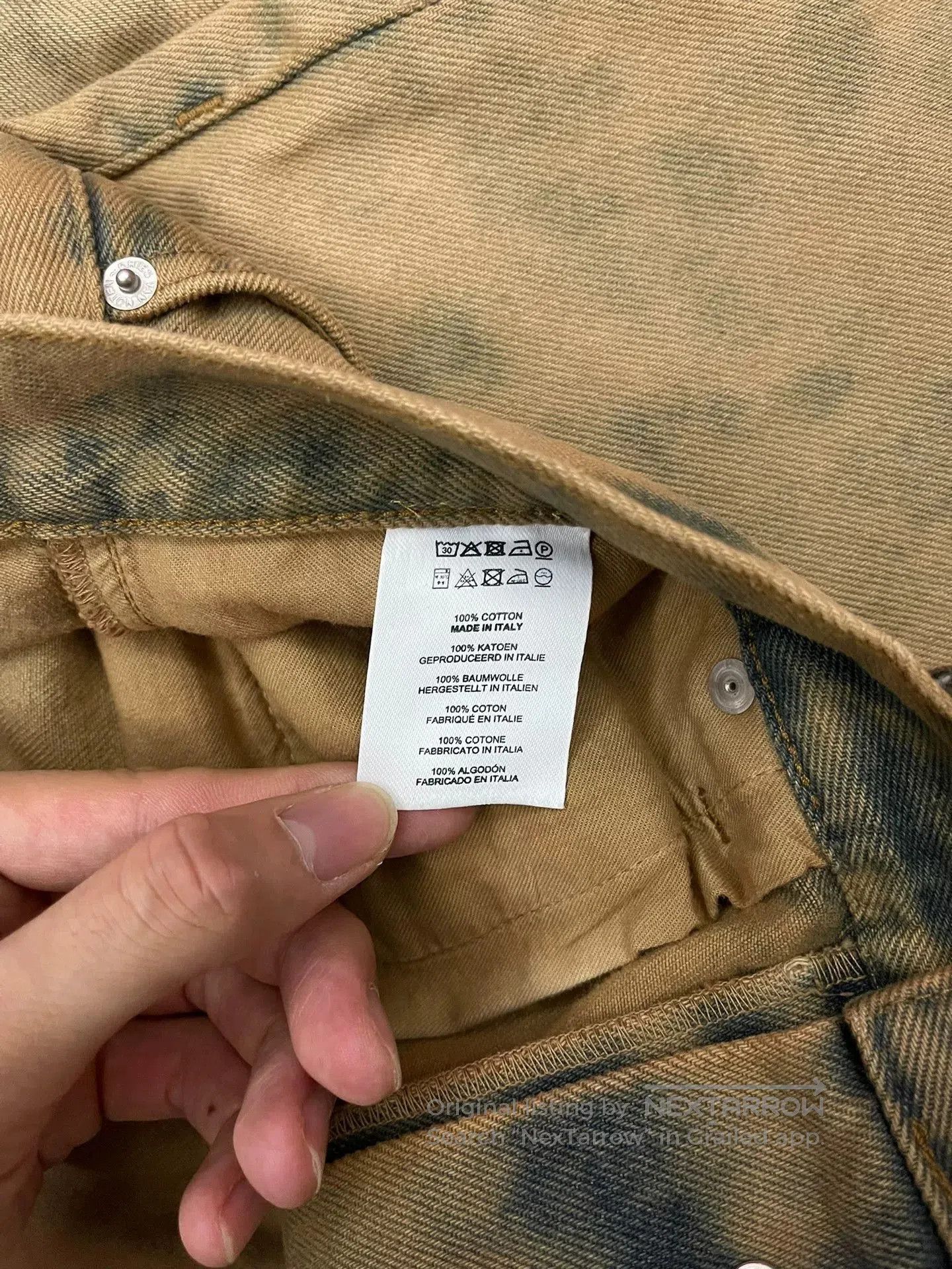 Dries Van Noten unique dyed wide. Size US 33 - 7 Thumbnail