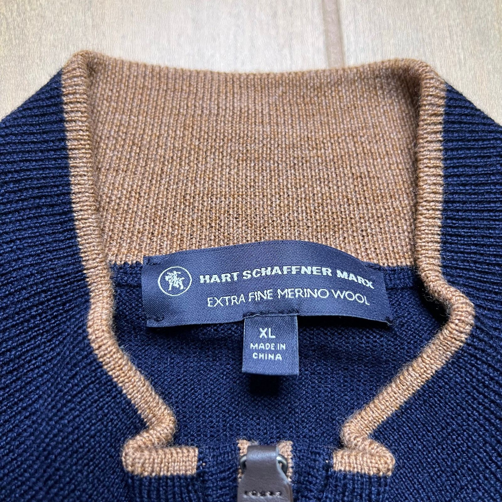 Hart Schaffner Marx Hart Schaffner Marx Extra Fine Merino Wool Sweater Mens XL Size US XL / EU 56 / 4 - 4 Thumbnail