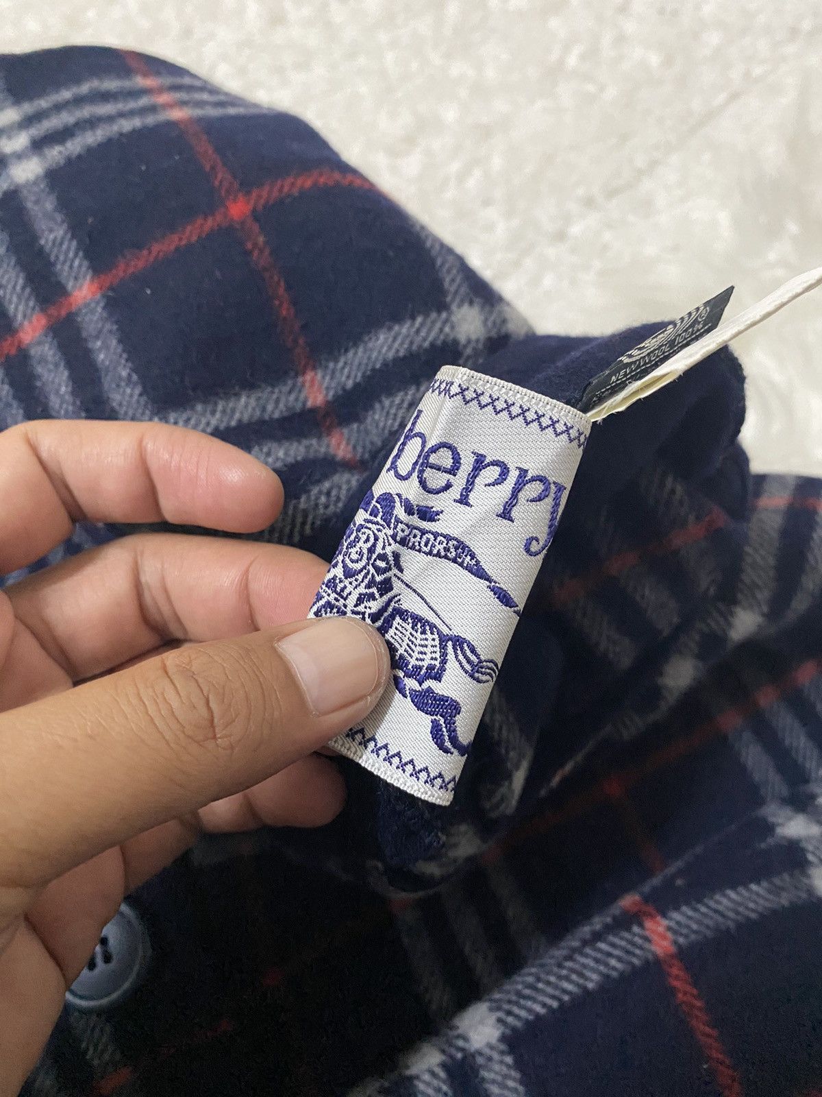 Burberry Prorsum × Vintage VINTAGE REVERSIBLE MONOGRAM WOOL BUTTONS UP BY BURBERRY’S Size US M / EU 48-50 / 2 - 11 Thumbnail