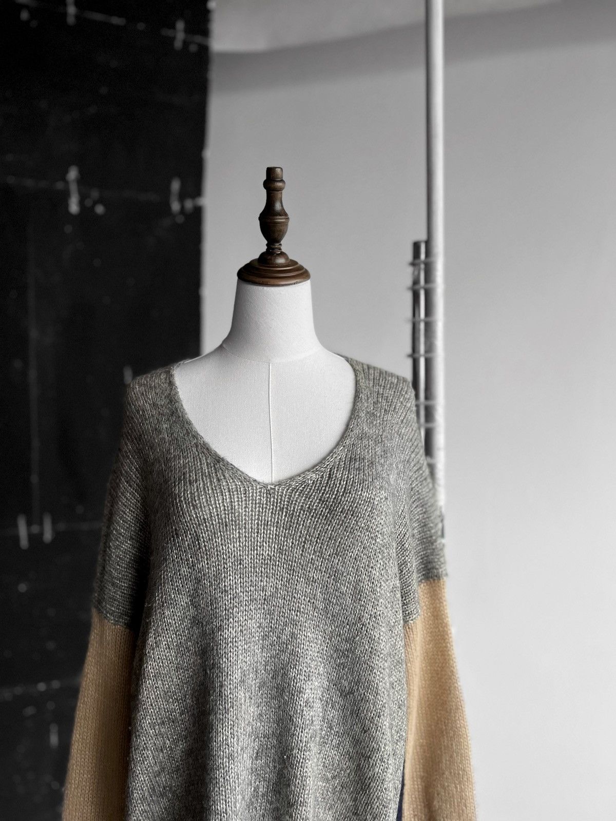 Designer Sita Murt Barcelona Womens Knit Oversize Long Sleeve Sweater Size XL / US 12-14 / IT 48-50 - 2 Thumbnail