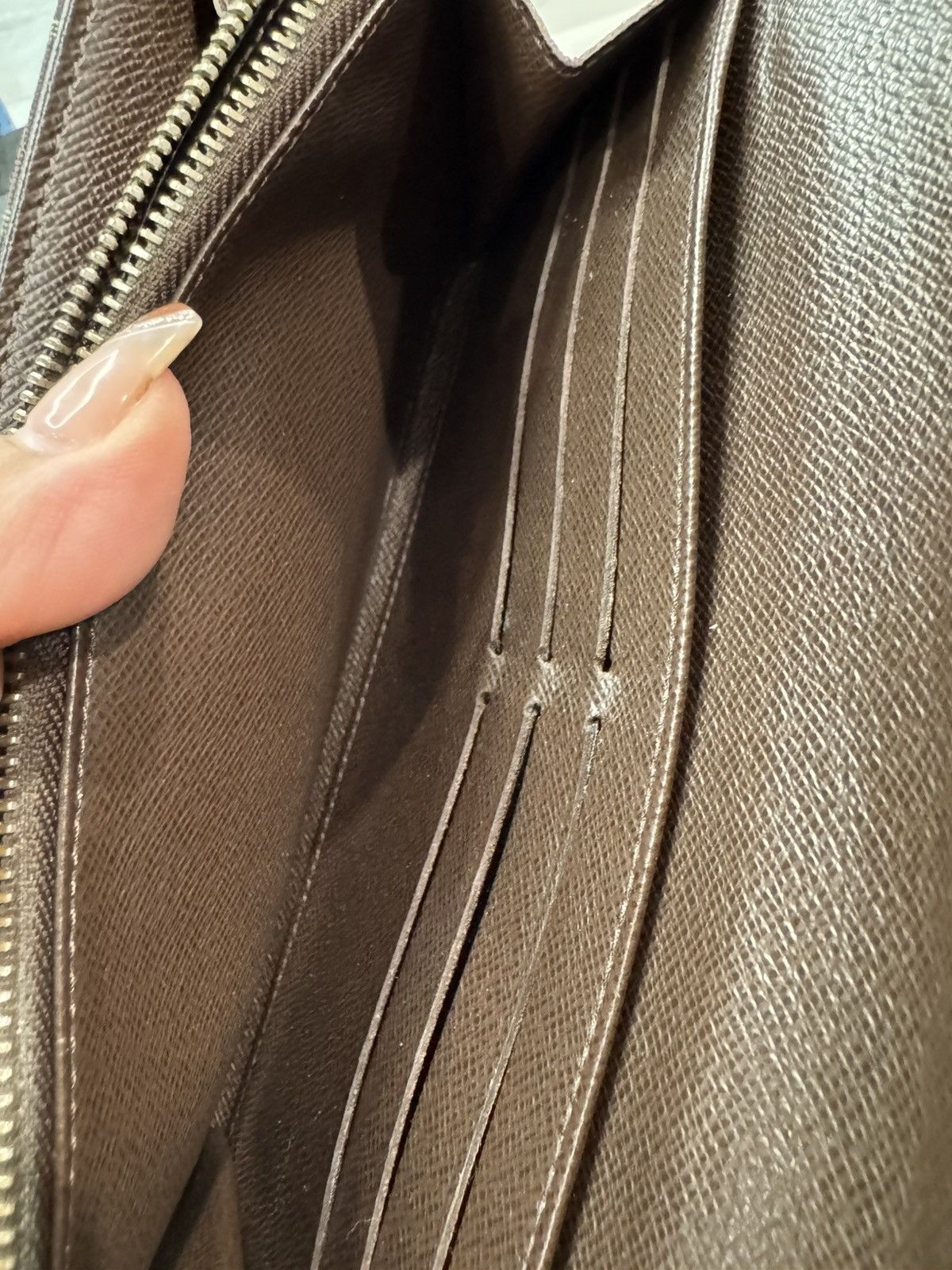 Louis Vuitton Louis Vuitton Brown Monogram Mini Lin Sarah Wallet Size ONE SIZE - 11 Thumbnail