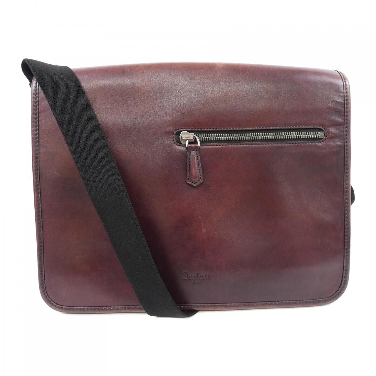 Berluti Berluti Berluti Leather Shoulder Bag Leather Business Bag 0613 DUTY FREE for USA Size ONE SIZE - 1 Thumbnail