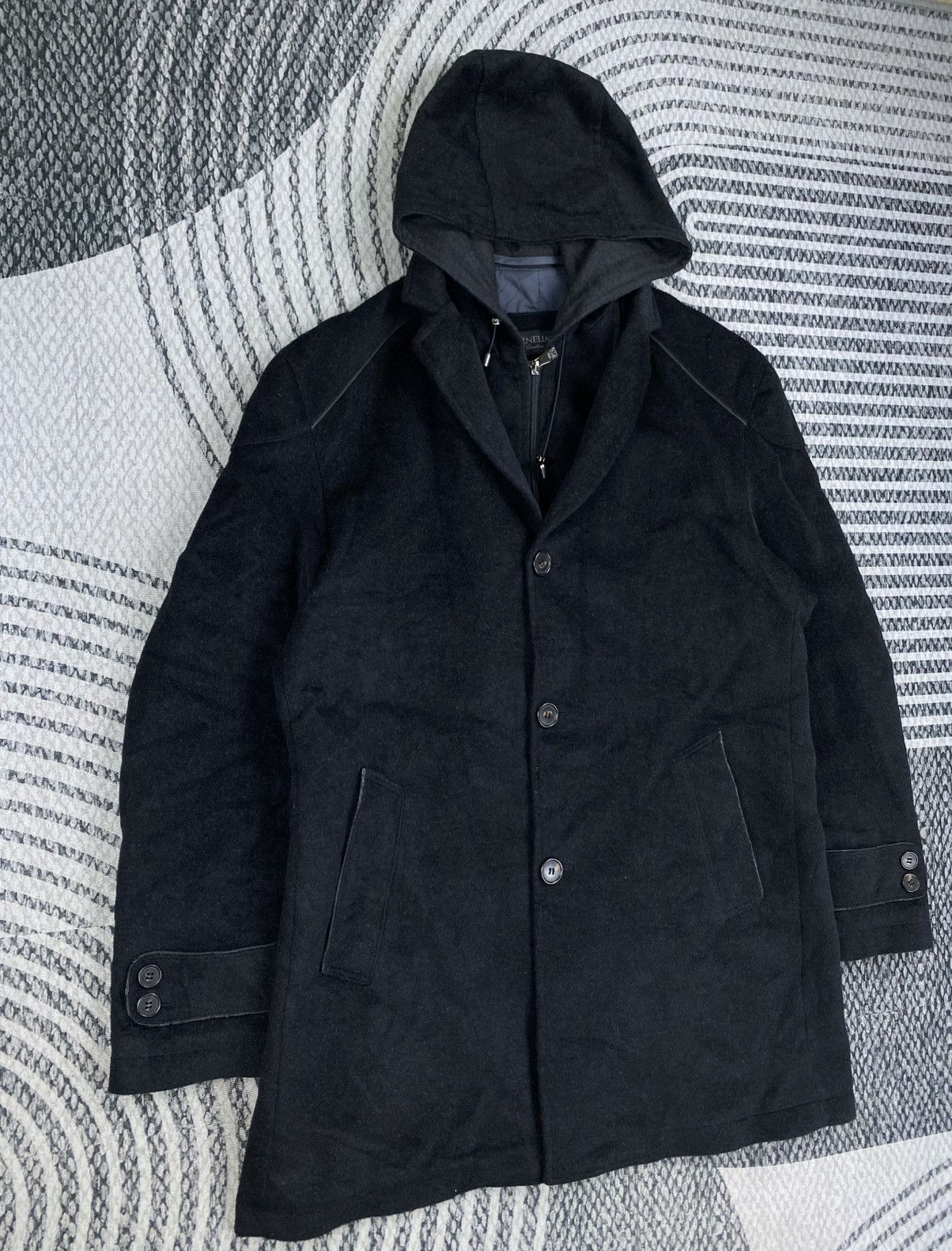 Corneliani 🔥STEALS Vintage Corneliani Double Layer Hoodie Jacket Size US L / EU 52-54 / 3 - 3 Thumbnail
