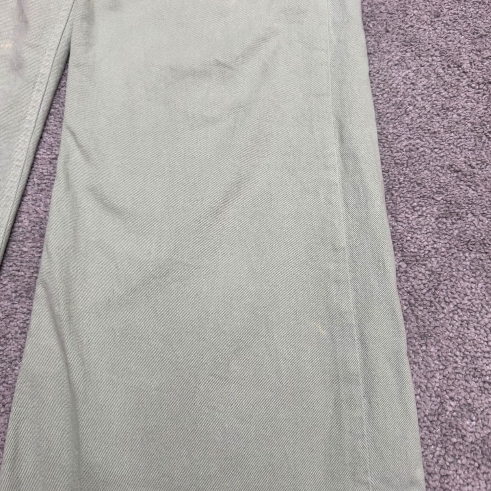 United Colors Of Benetton United Colors of Benetton Jeans Womens 6 Green Wide Leg High Rise Cotton Denim Size 28" / US 6 / IT 42 - 7 Thumbnail