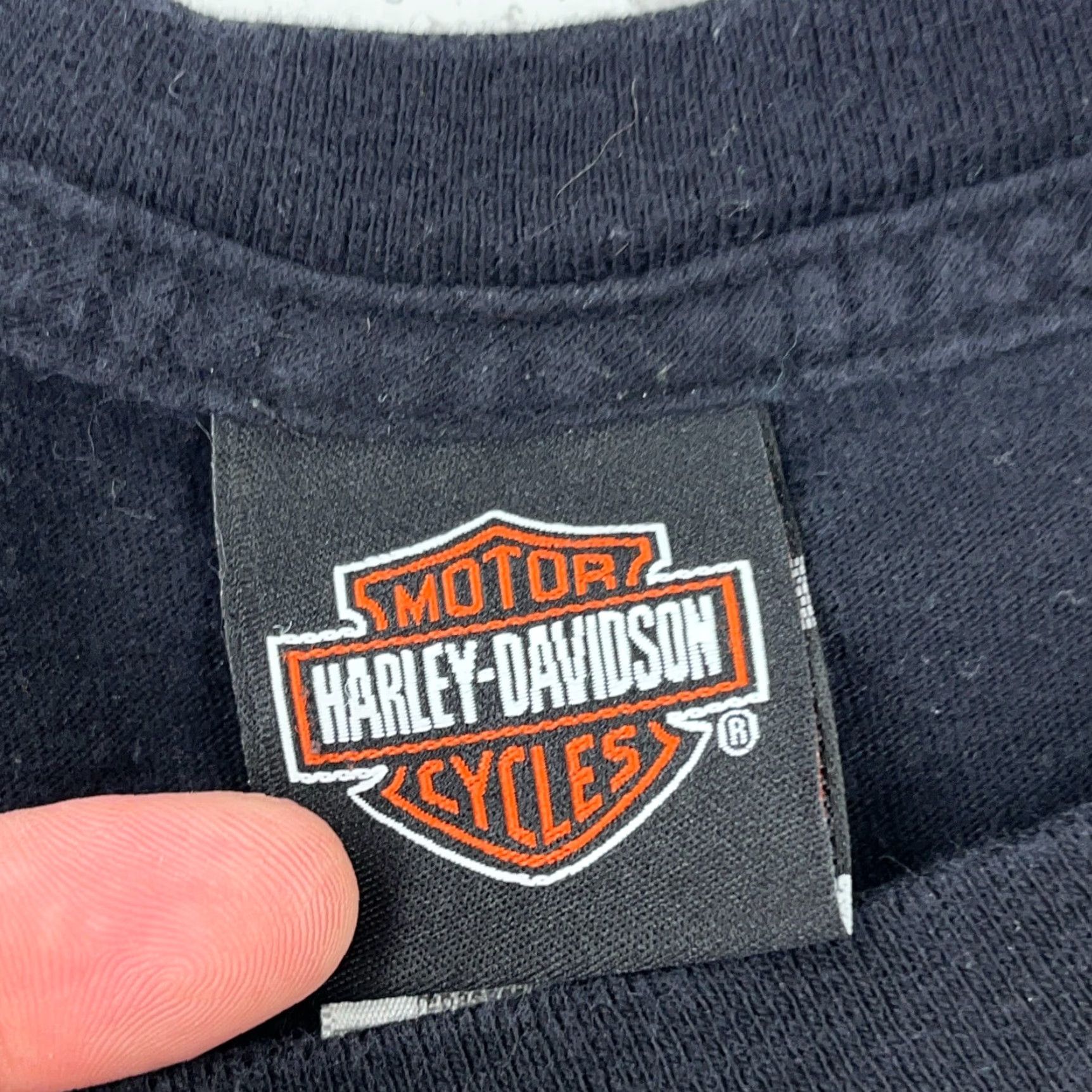 Harley Davidson VINTAGE Harley-Davidson Shirt Men XL Black Tee Biker Motorcycle USA Retro Y2K Size US XL / EU 56 / 4 - 5 Thumbnail