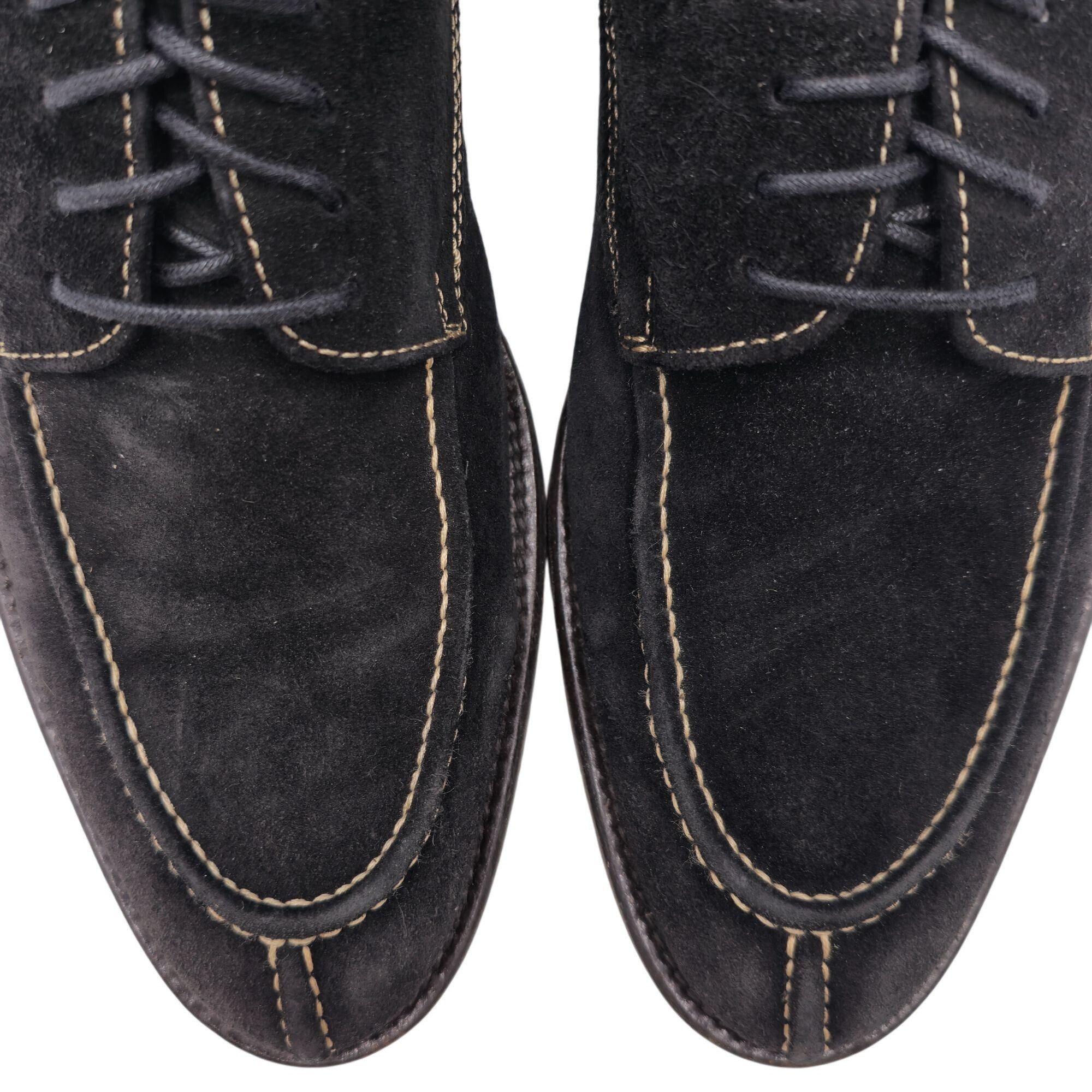 Donald Pliner Donald J. Pliner Italy Men's size 9.5M Black Suede Dress Sho Size US 9.5 / EU 42-43 - 10 Thumbnail