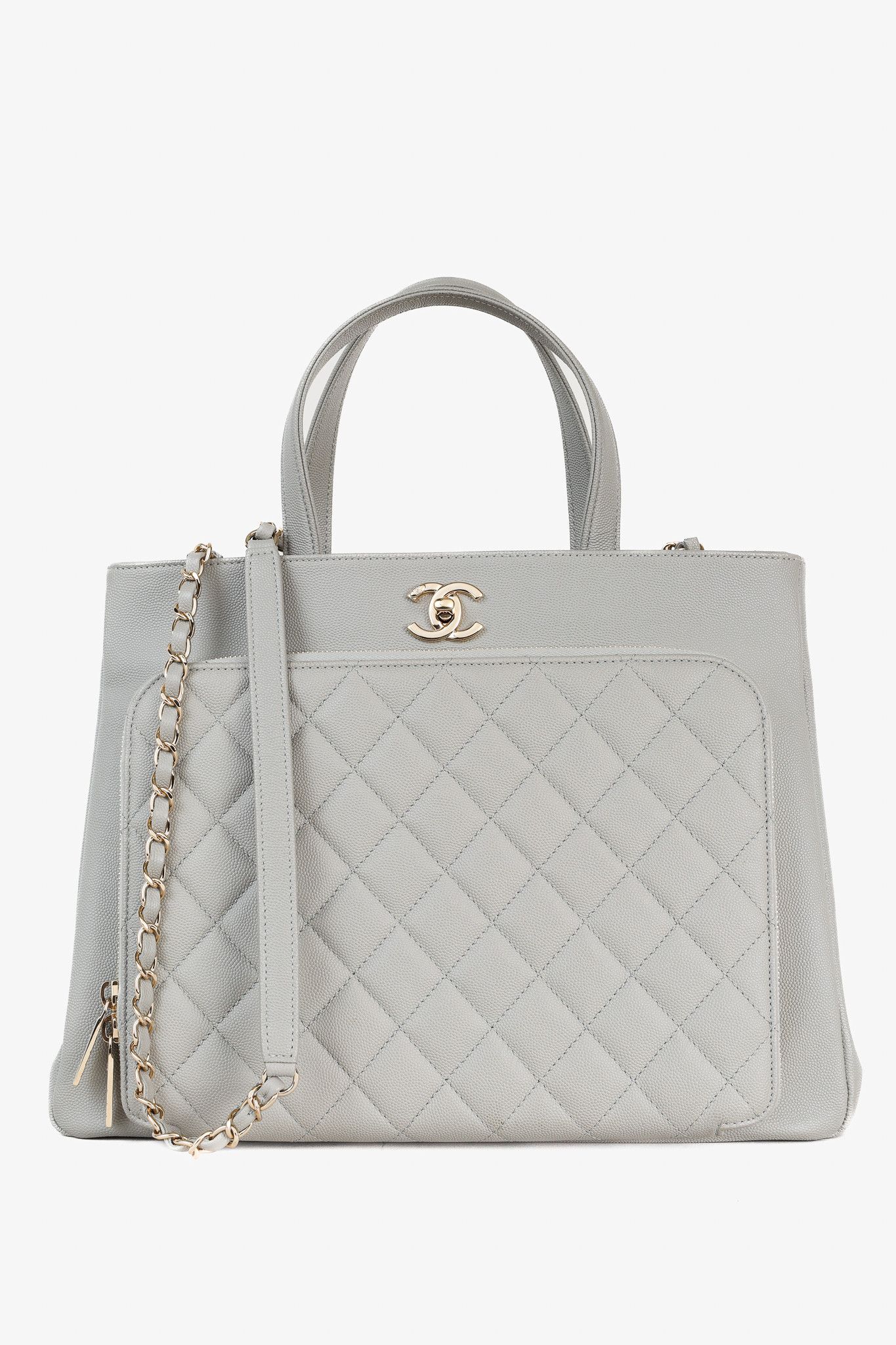 Chanel Chanel Business Affinity Large Caviar Leather Quilted Tote Size ONE SIZE - 1 Thumbnail