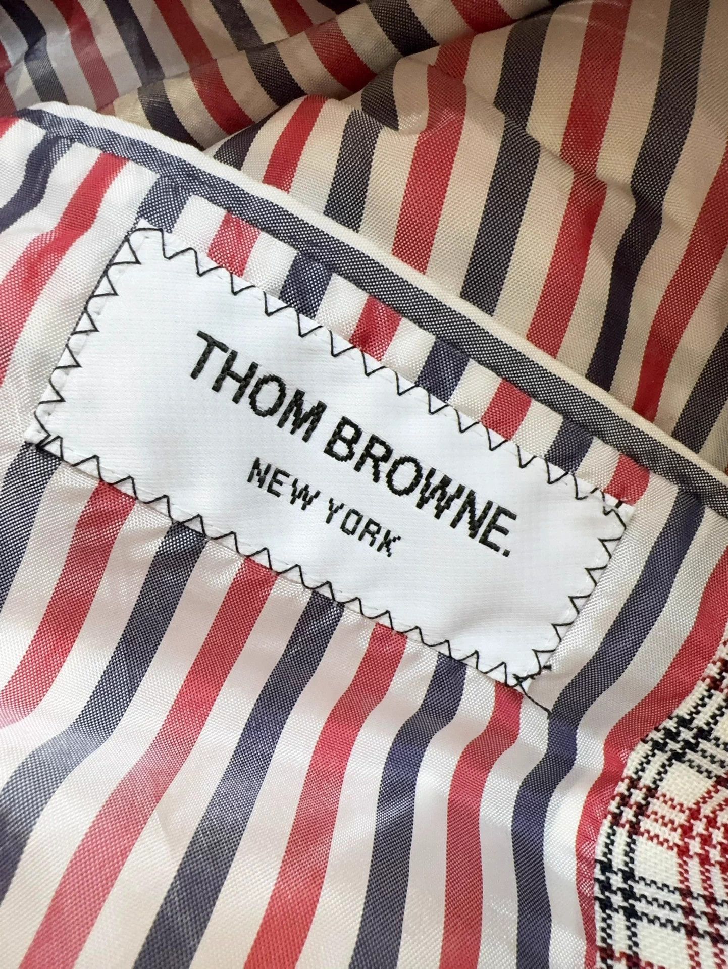 Thom Browne TB Vintage Classic Plaid Pocket Blazer 40 Size M / US 6-8 / IT 42-44 - 7 Thumbnail
