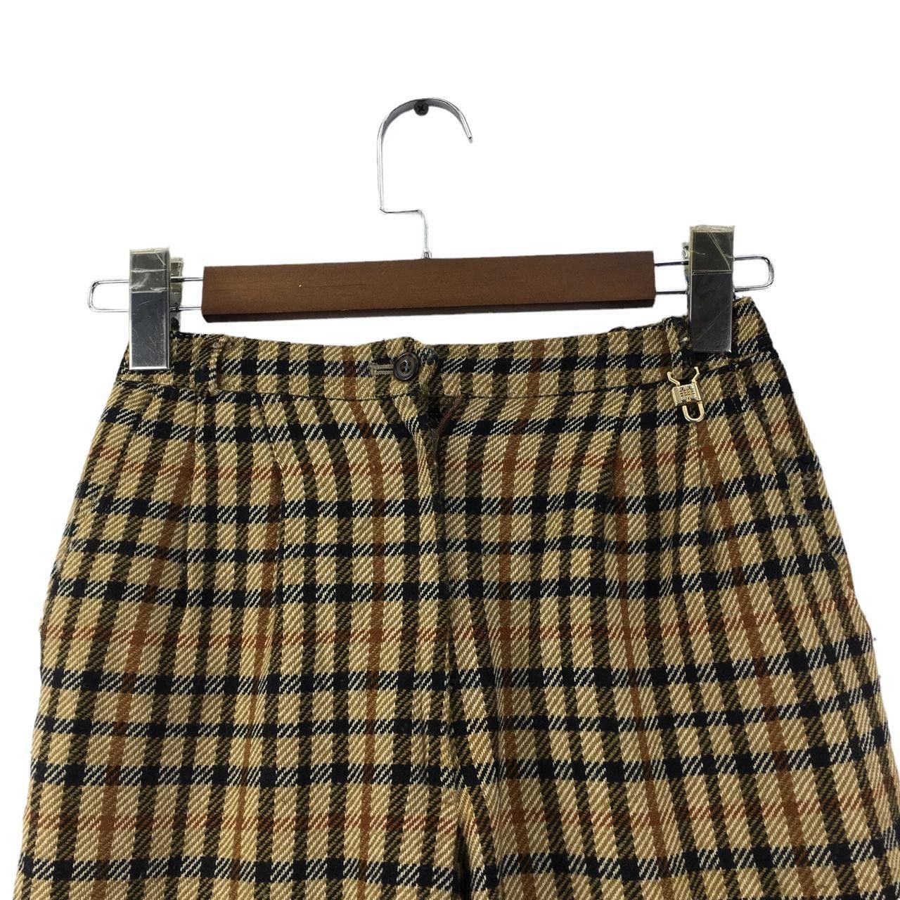 DAKS Vtg 90’ DAKS LONDON ENGLAND Nova Checks Pant Trouser Slack Size 24" / US 00 / IT 34 - 2 Thumbnail