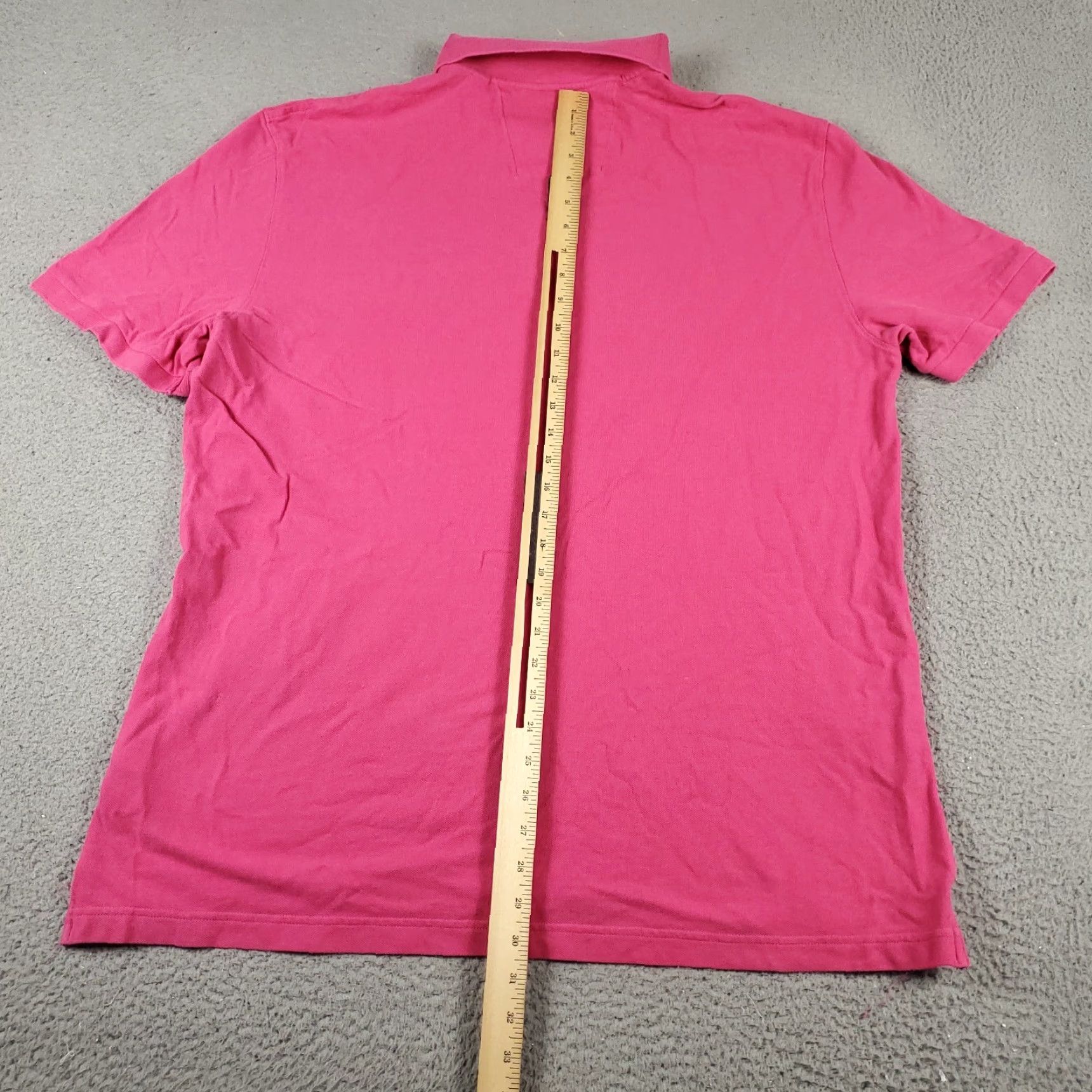 Nautica Nautica Polo Shirt Mens 2XL Pink Solid Short Sleeve Collared Button-Front Casual Adult Polo Mens Pink 2XL Size US XXL / EU 58 / 5 - 4 Thumbnail