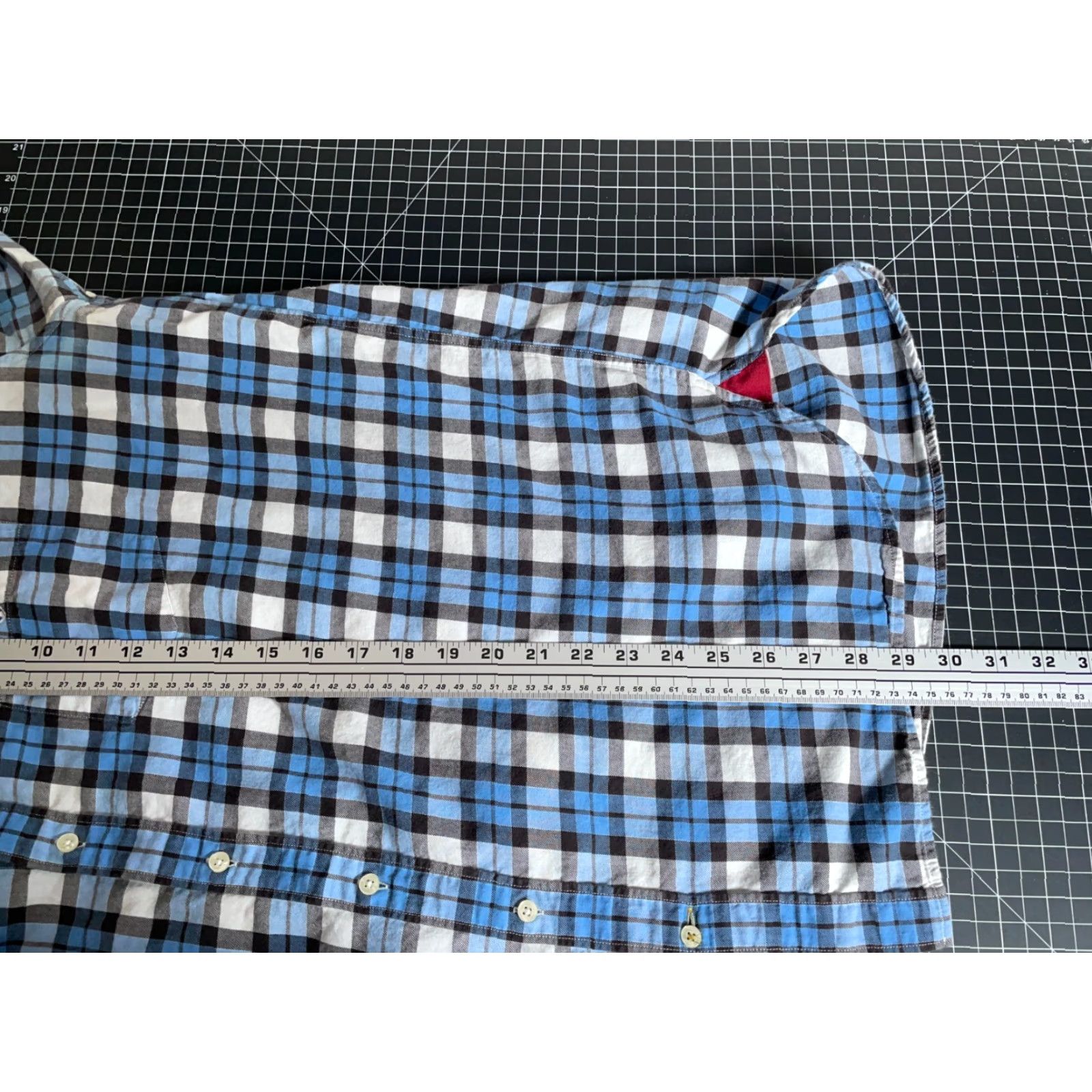 Barbour Barbour Shirt Mens XL Blue Plaid Flannel Lightweight Button-Up Long Sleeve Embroidered Pocket Casual Workwear Mens Size US XL / EU 56 / 4 - 6 Thumbnail