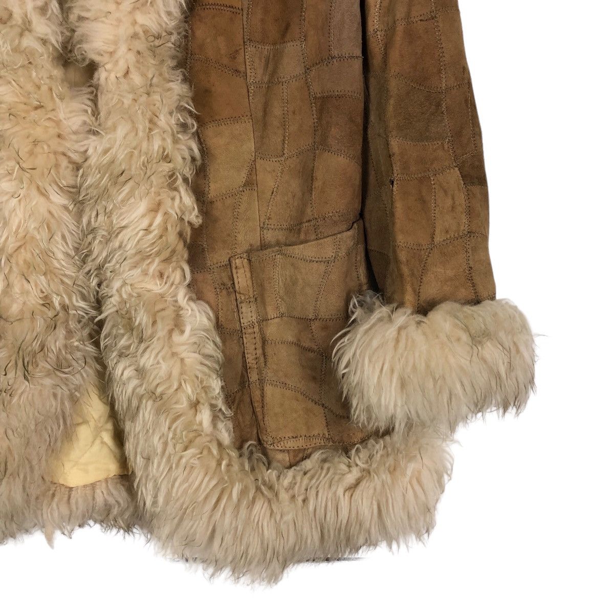 Japanese Brand 🔥Vintage Mink Fur Blanket Shearling Leather Jacket Kapital Size US M / EU 48-50 / 2 - 5 Thumbnail