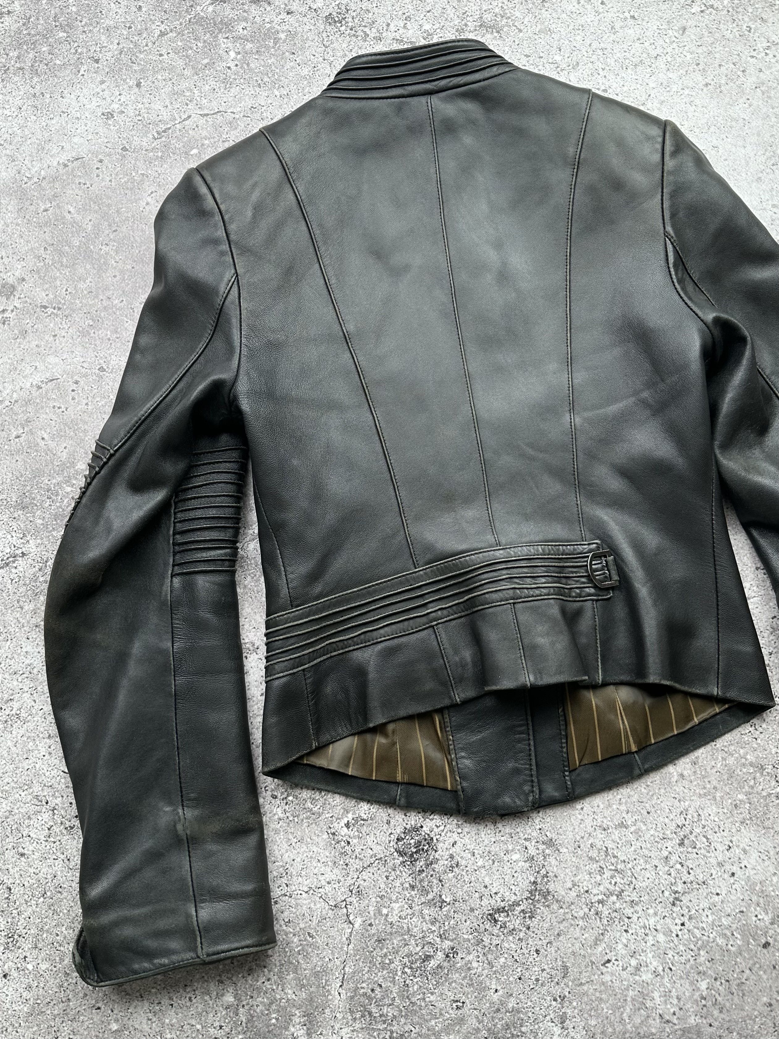 Japanese Brand Vintage Bondage Leather Jacket C422(V60)(E8) Size XS / US 0-2 / IT 36-38 - 10 Thumbnail