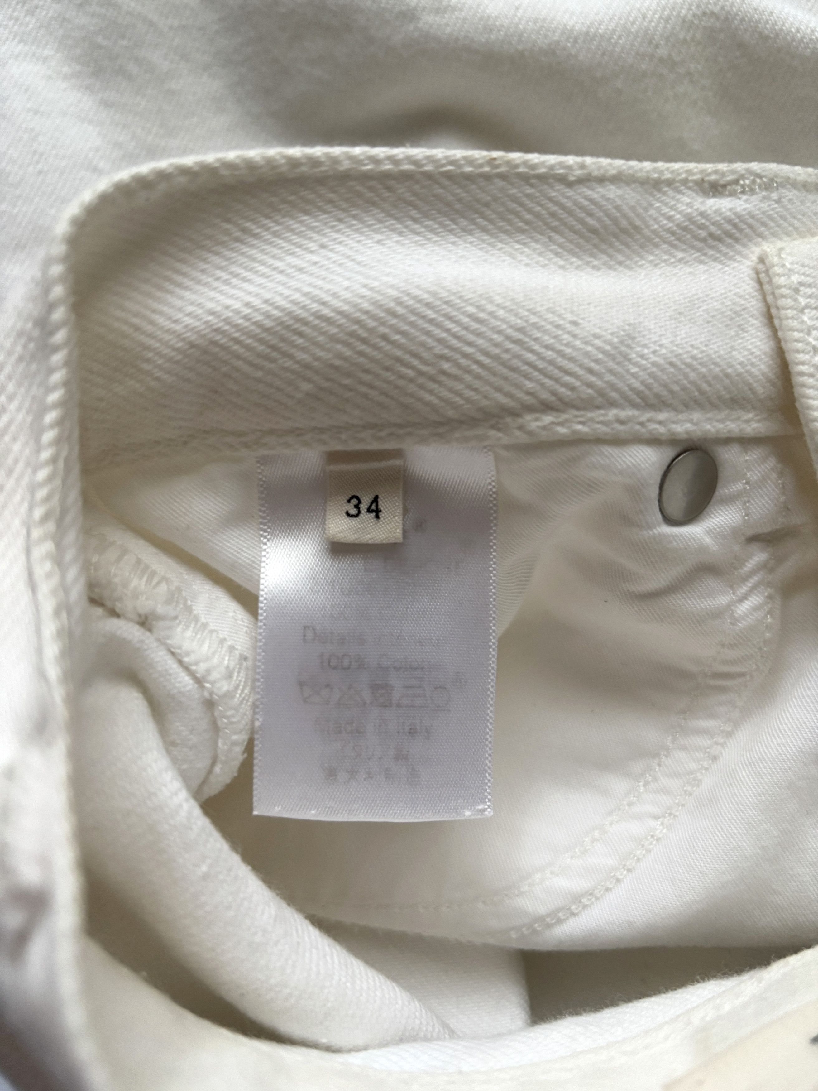 Celine ⚡️QUICK SALE⚡️ Celine White Denim Jeans Pants Size 24" / US 00 / IT 34 - 4 Thumbnail