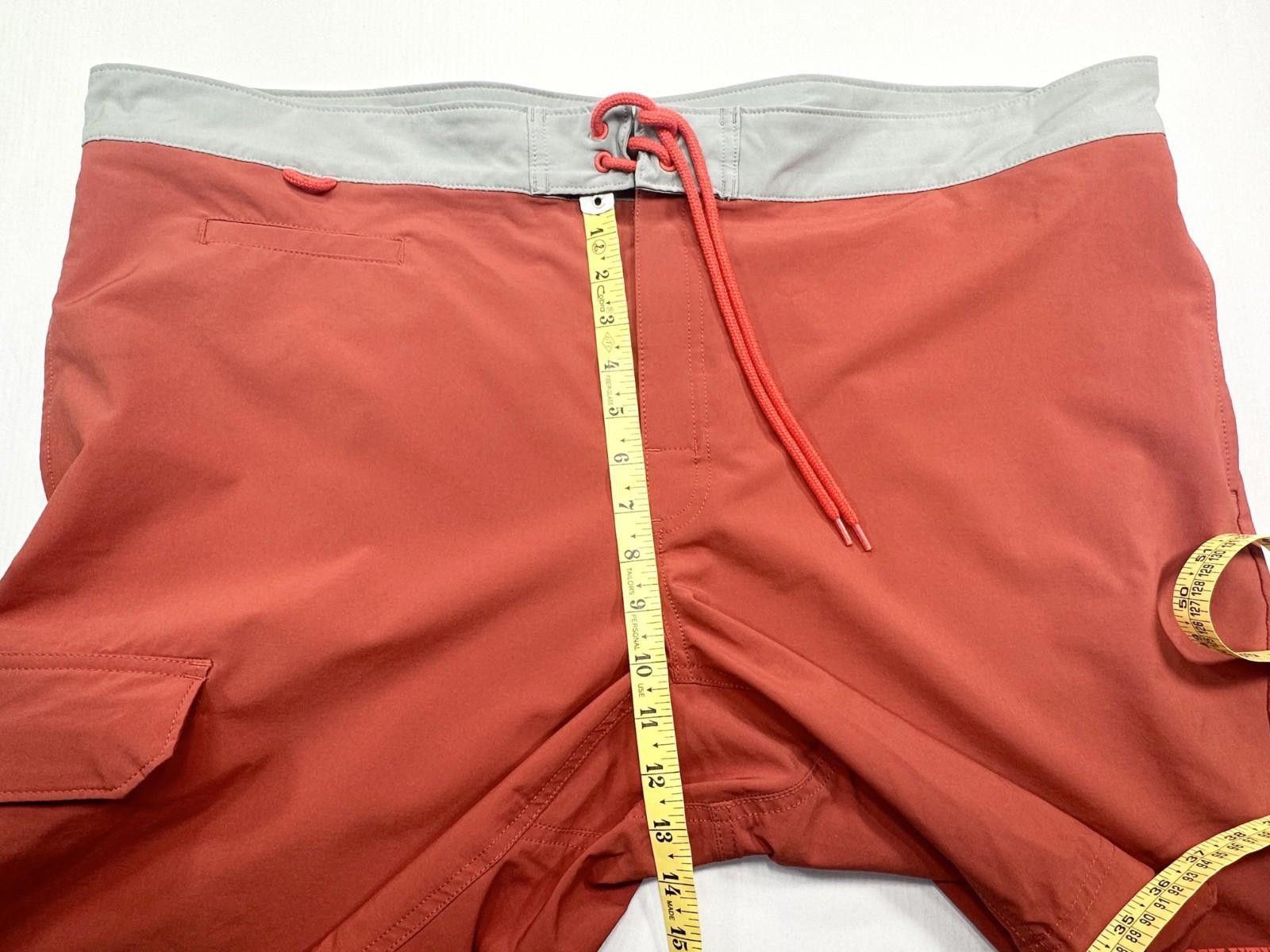 Duluth Trading Company Duluth Trading Drawstring Board Shorts Swim Trunks Red 44 Size US 40 / EU 56 - 4 Thumbnail