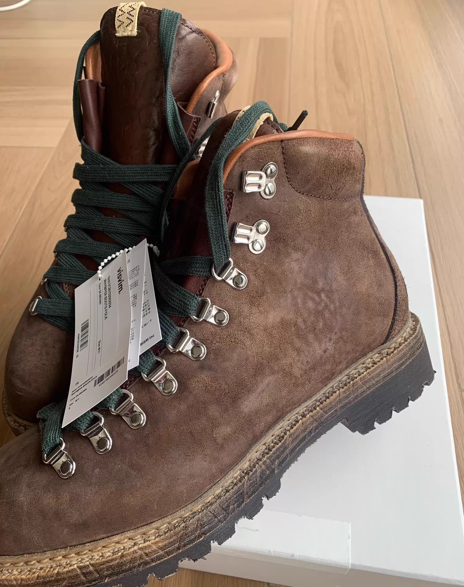 Visvim VISVIM WHYMPER BOOTS-FOLK Horsehide Distressed V-Sole 26ss Size US 11 / EU 44 - 2 Thumbnail