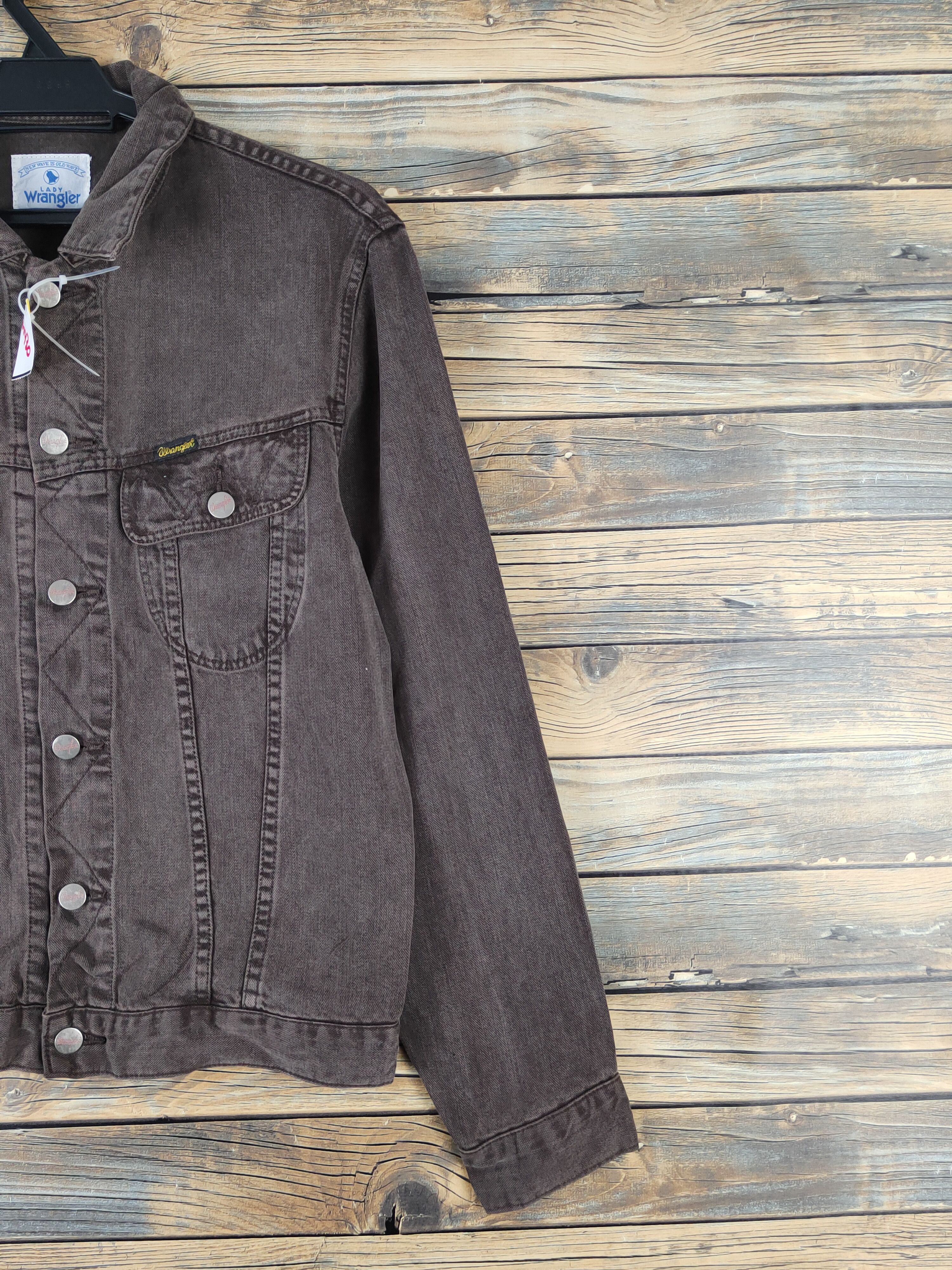 Japanese Brand Wrangler vintage Dark Brown Jackets #W1430 Size M / US 6-8 / IT 42-44 - 5 Thumbnail
