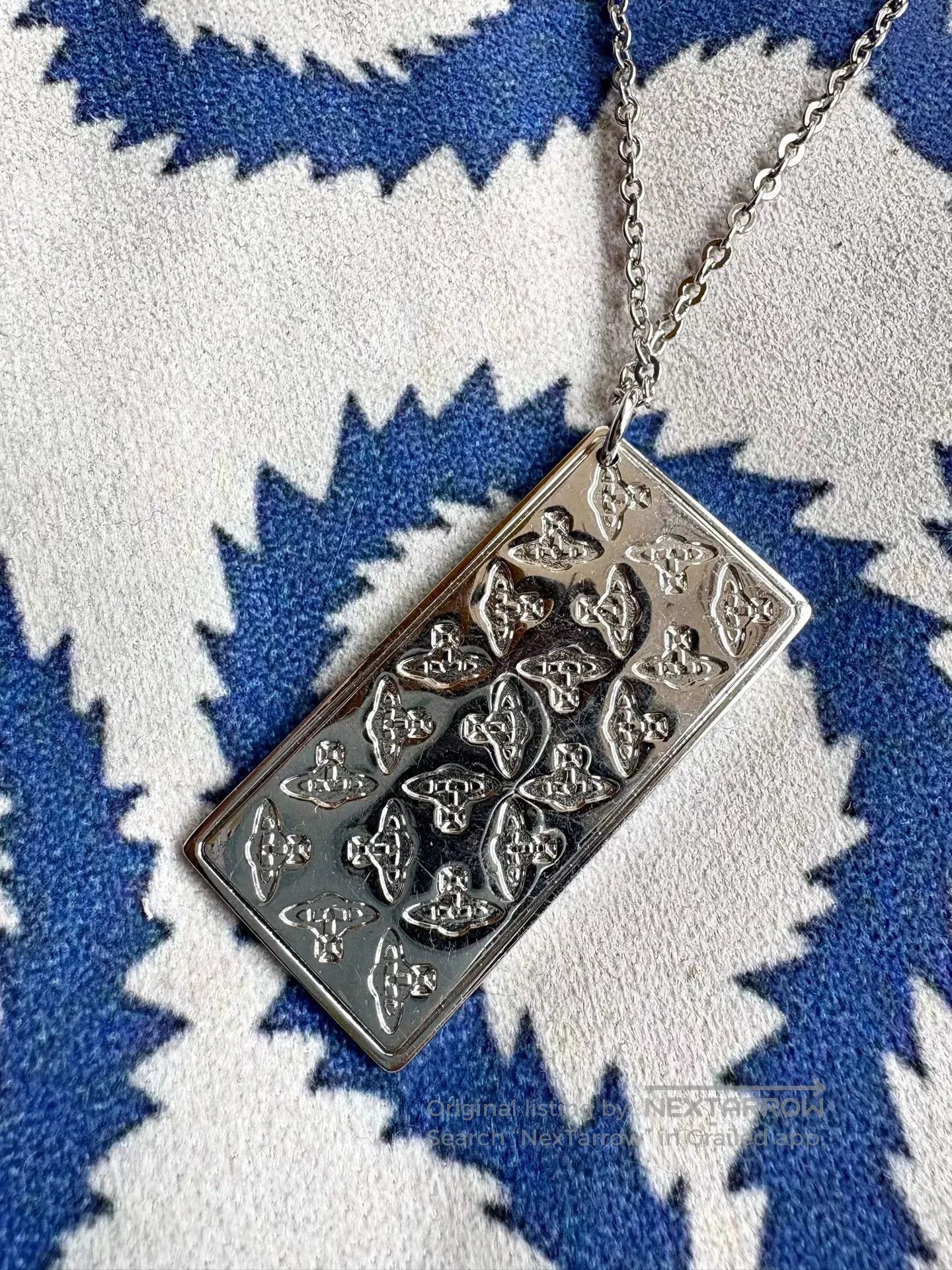 Vivienne Westwood Vivienne Westwood Vintage Saturn Dog Tag Necklace. Size ONE SIZE - 1 Thumbnail