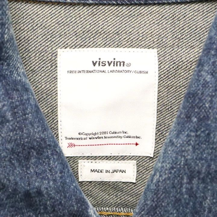 Visvim VISVIM 19AW DMGD-1003 101 DENIM JACKET coat Size US M / EU 48-50 / 2 - 3 Thumbnail