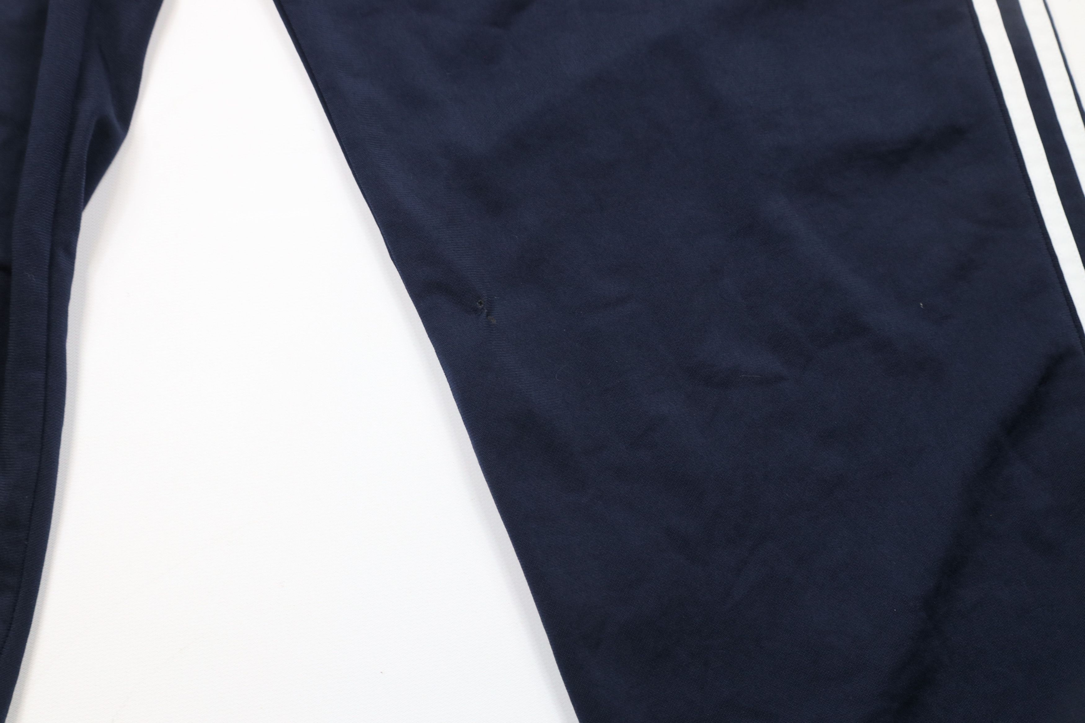 Adidas × Vintage Vintage Adidas Out Striped Wide Leg Pants Blue Polyester Size US 38 / EU 54 - 5 Thumbnail
