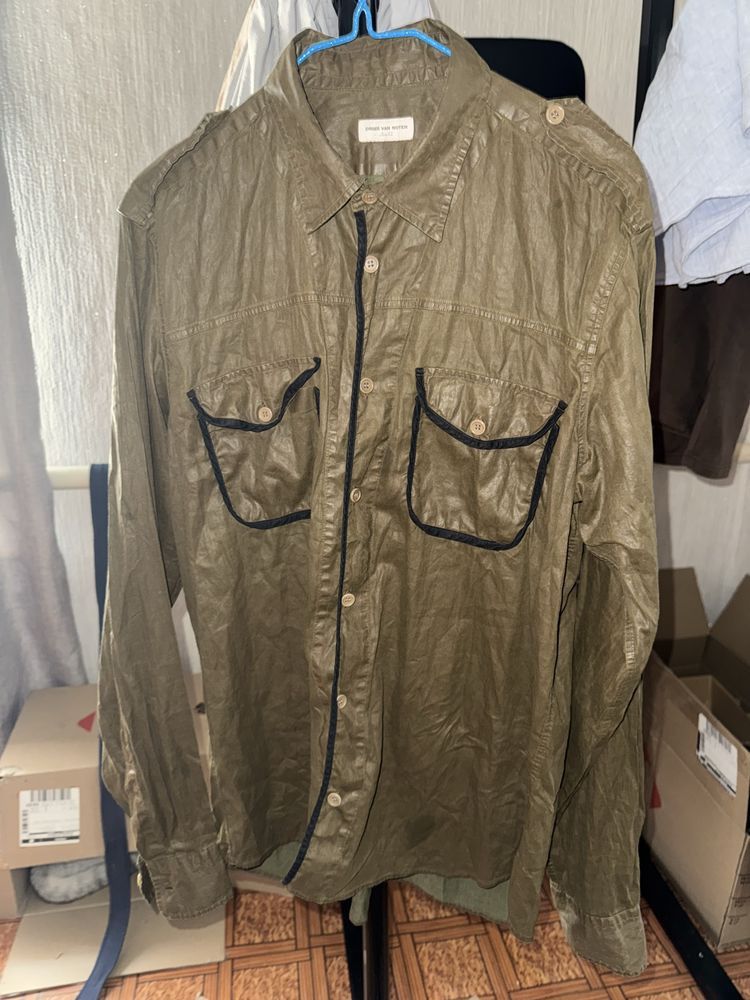 Dries Van Noten Dries Van Noten Vintage Shirt Military Size US L / EU 52-54 / 3 - 1 Thumbnail
