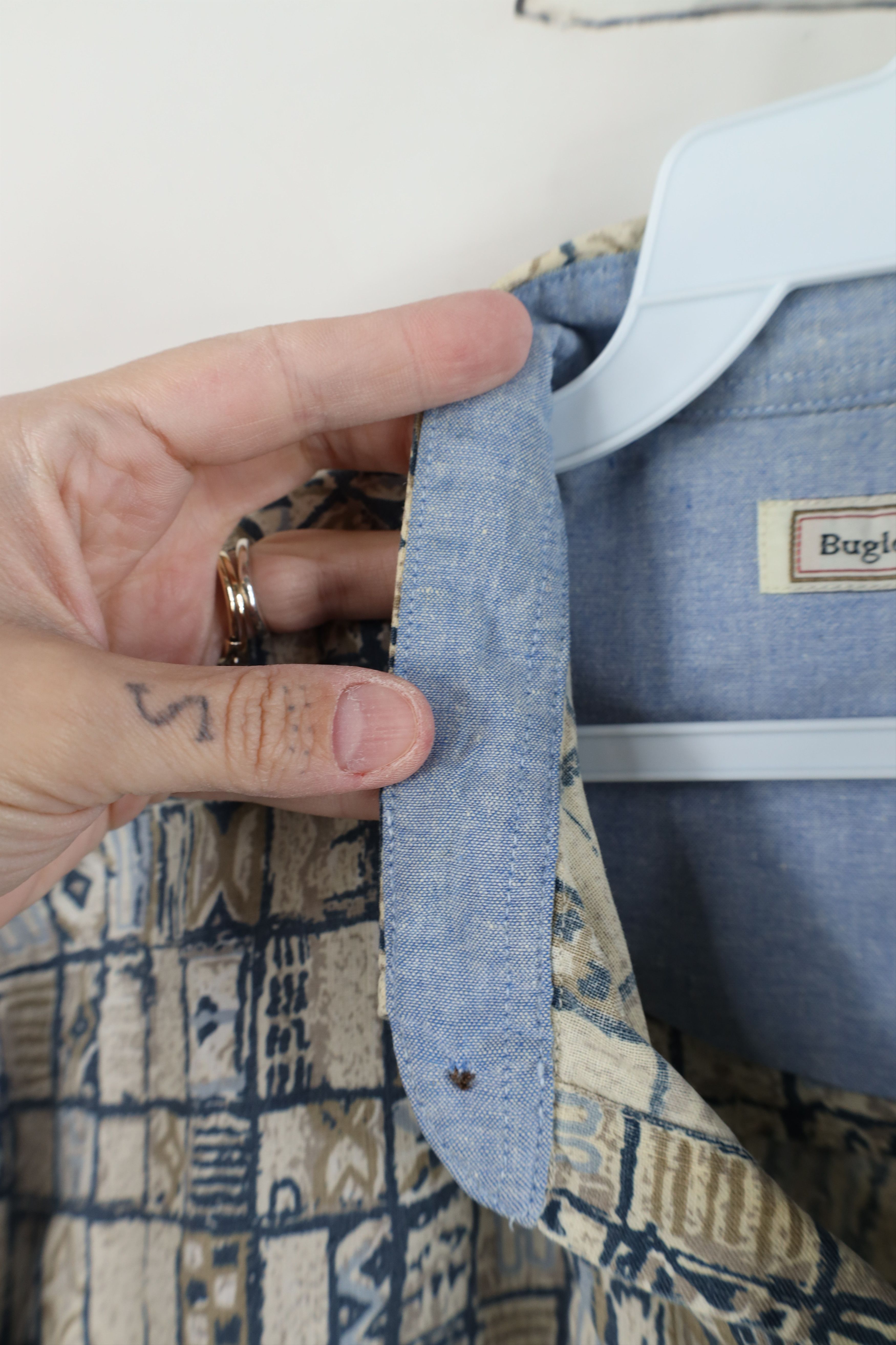 Vintage Vintage 90s Streetwear Short Sleeve Collared Button Shirt Size US L / EU 52-54 / 3 - 7 Thumbnail