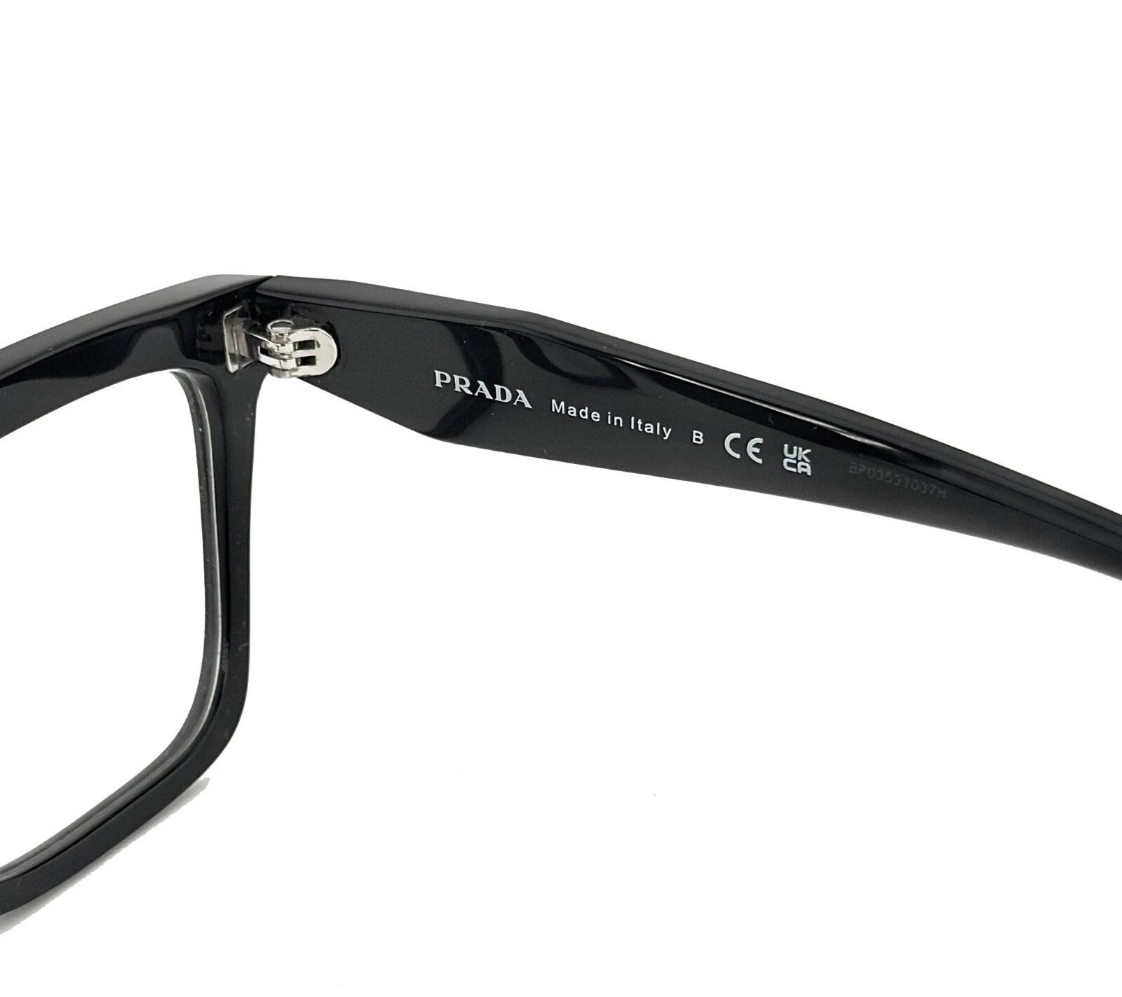 Prada PRADA SYMBOLE PRA19V Black Triangle Logo Iconic A19V A19 Size ONE SIZE - 7 Thumbnail