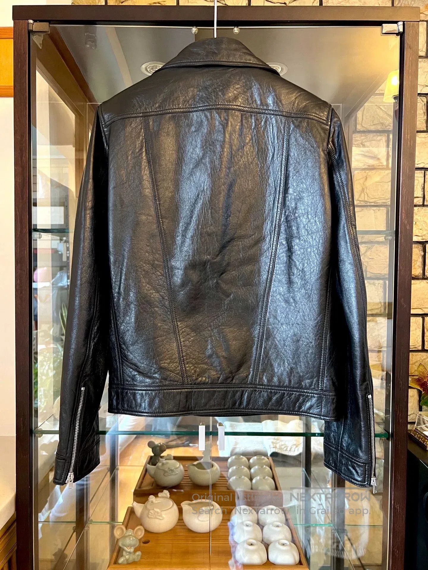 Saint Laurent Paris Saint Laurent Badge Leather Jacket 15FW. Size US S / EU 44-46 / 1 - 4 Thumbnail