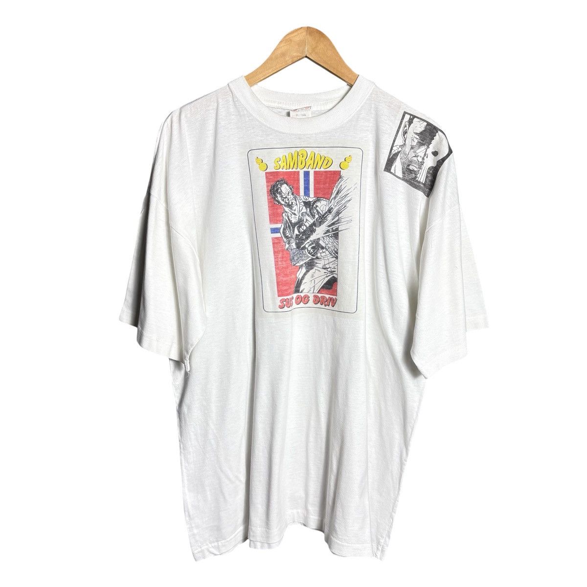 Vintage Vintage 90s The Punisher Marvel Comics Military T-Shirt Size US XL / EU 56 / 4 - 1 Thumbnail