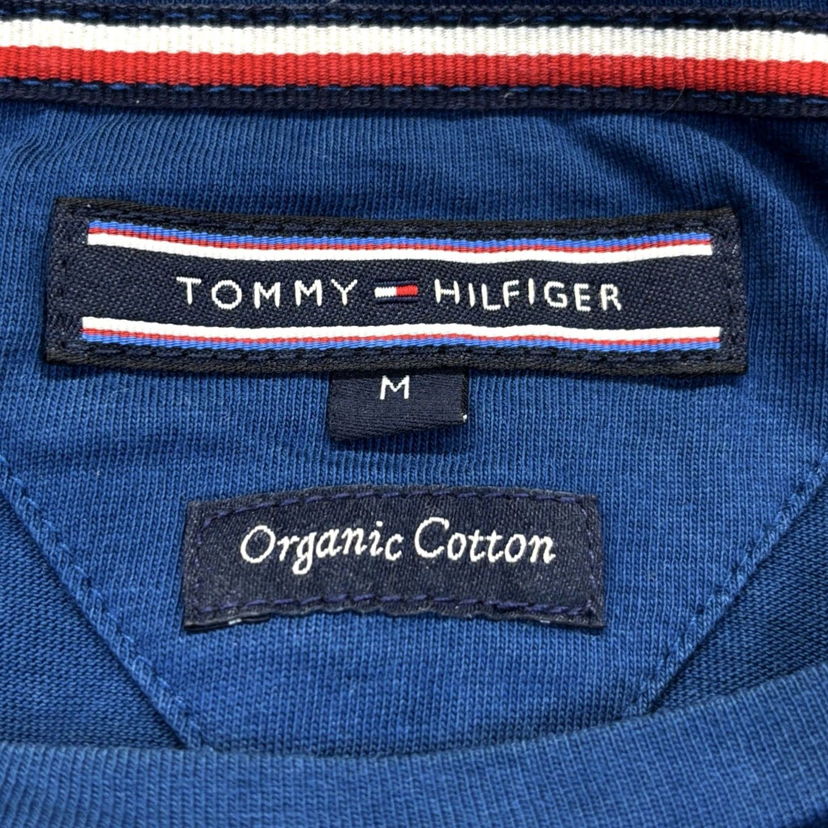 Tommy Hilfiger Tommy Hilfiger Shirt Mens M Organic Cotton Blue Crew Neck Top Used Size US M / EU 48-50 / 2 - 7 Thumbnail