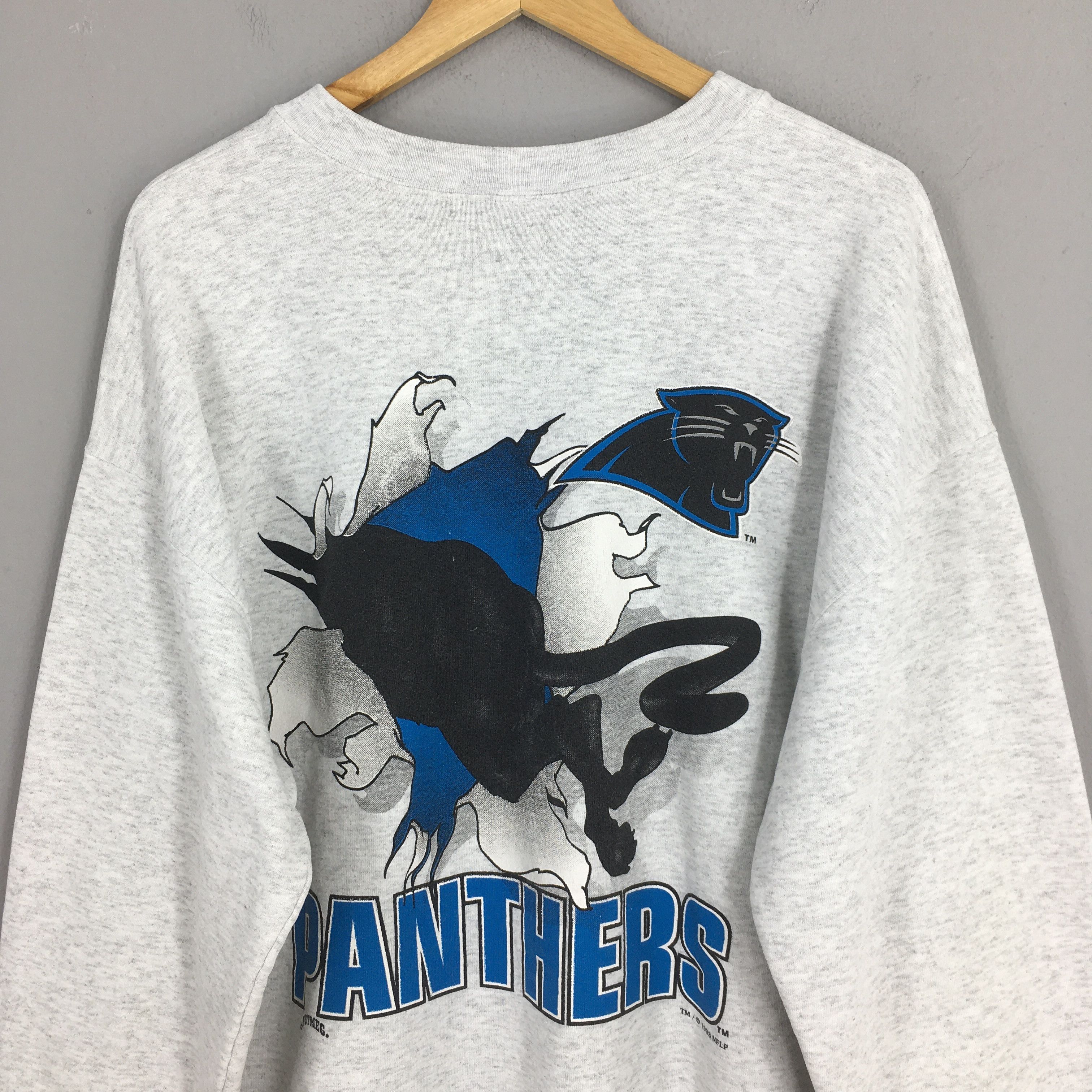 NFL Vintage Carolina Panthers NFL Football Sweatshirt XLarge Size US XL / EU 56 / 4 - 8 Thumbnail