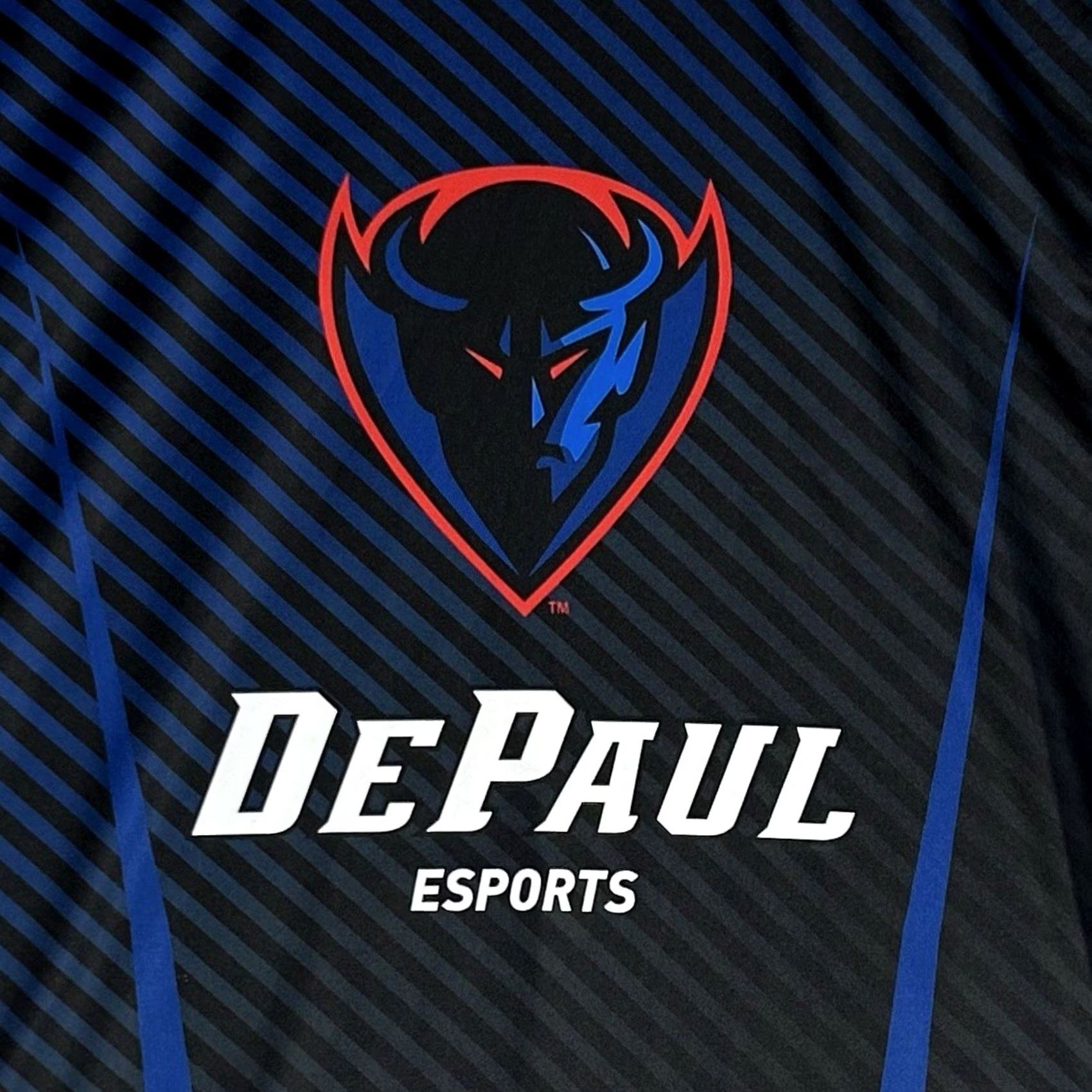 Vintage DePaul University Soccer Jersey Shirt Men S Blue Demon Tee Nike Dri-Fit T-Shirt NCAA Collegiate Pullover Size US S / EU 44-46 / 1 - 2 Thumbnail