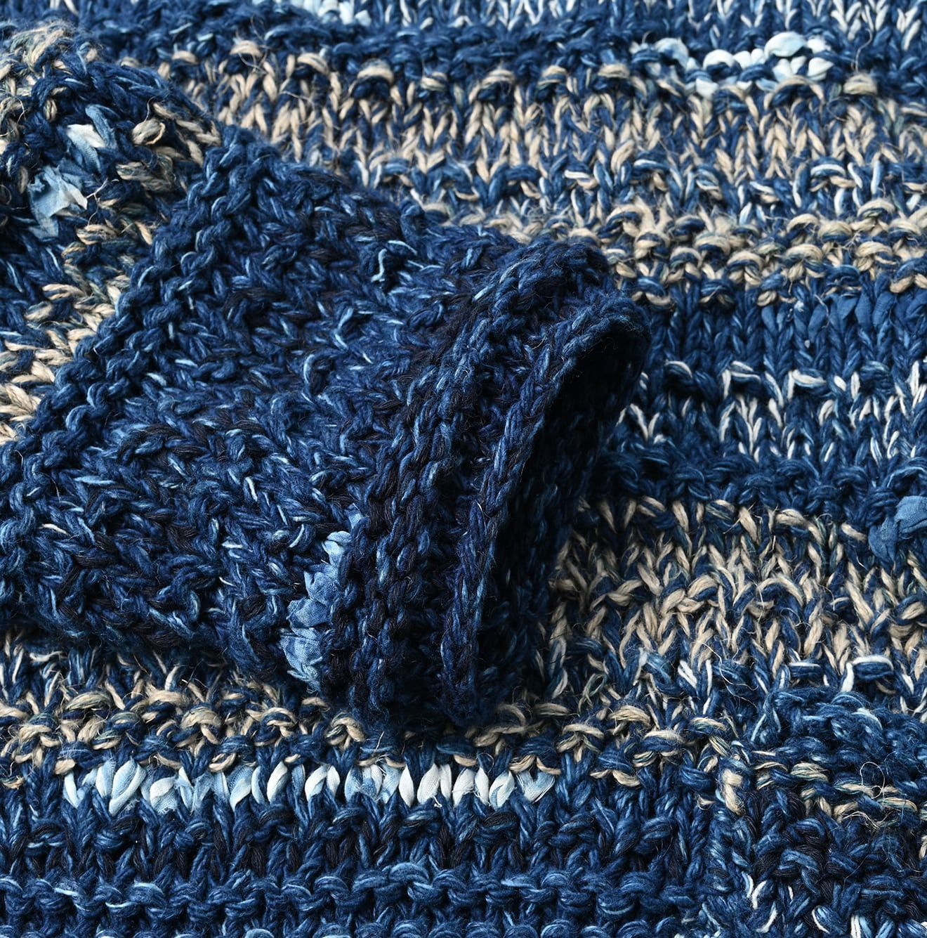 45rpm Ai Indigo Handknit Size US L / EU 52-54 / 3 - 17 Thumbnail