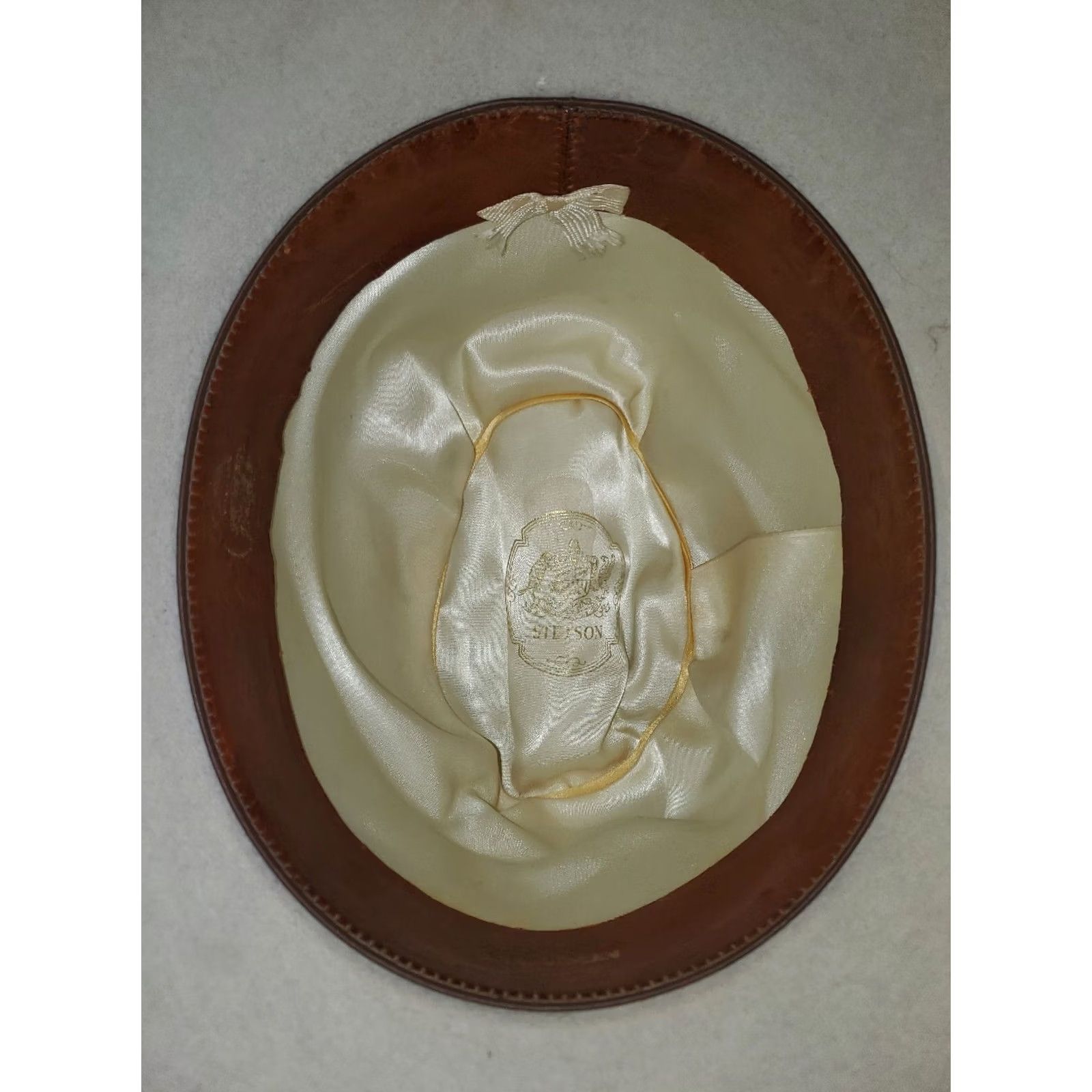 Stetson VINTAGE John B Stetson 7x Beaver Classic Silverbelly Cowboy Western Hat Sz 6 7/8 Size ONE SIZE - 7 Thumbnail
