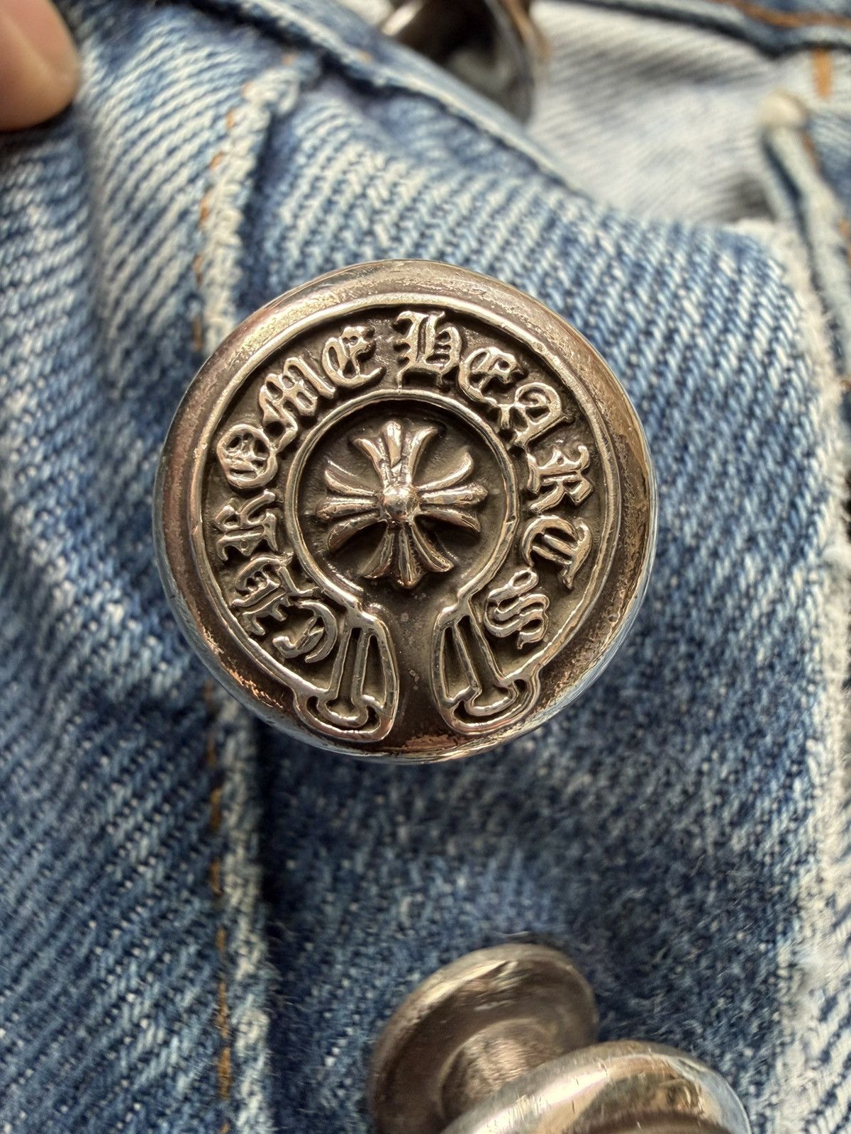 Chrome Hearts Chrome Hearts Levi’s 501 cross patches denim jeans Size US 28 / EU 44 - 6 Thumbnail