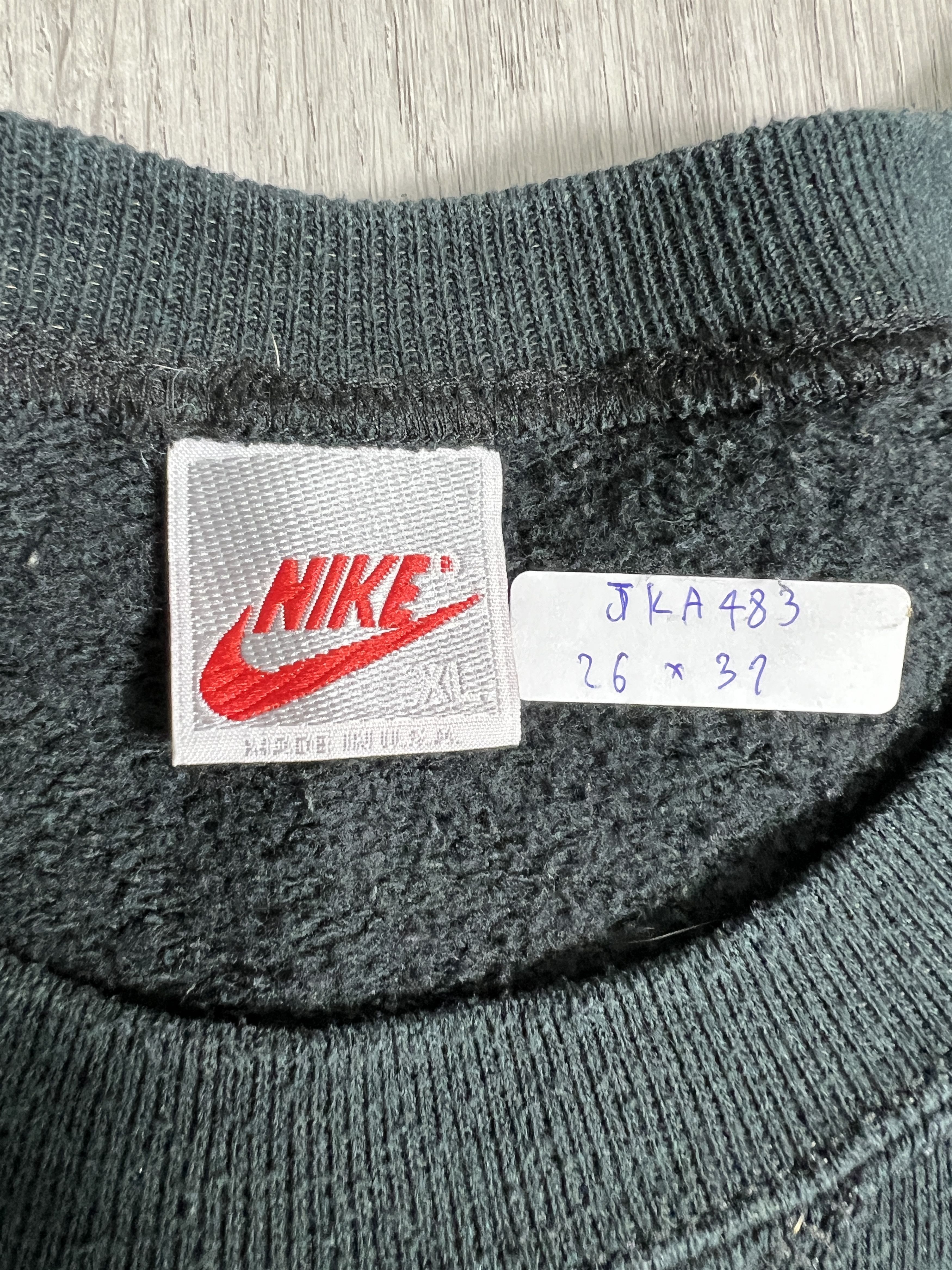 Nike Vintage 90s NIKE Mini Swoosh Sweatshirt (XL) JKA483 Size US XL / EU 56 / 4 - 3 Thumbnail
