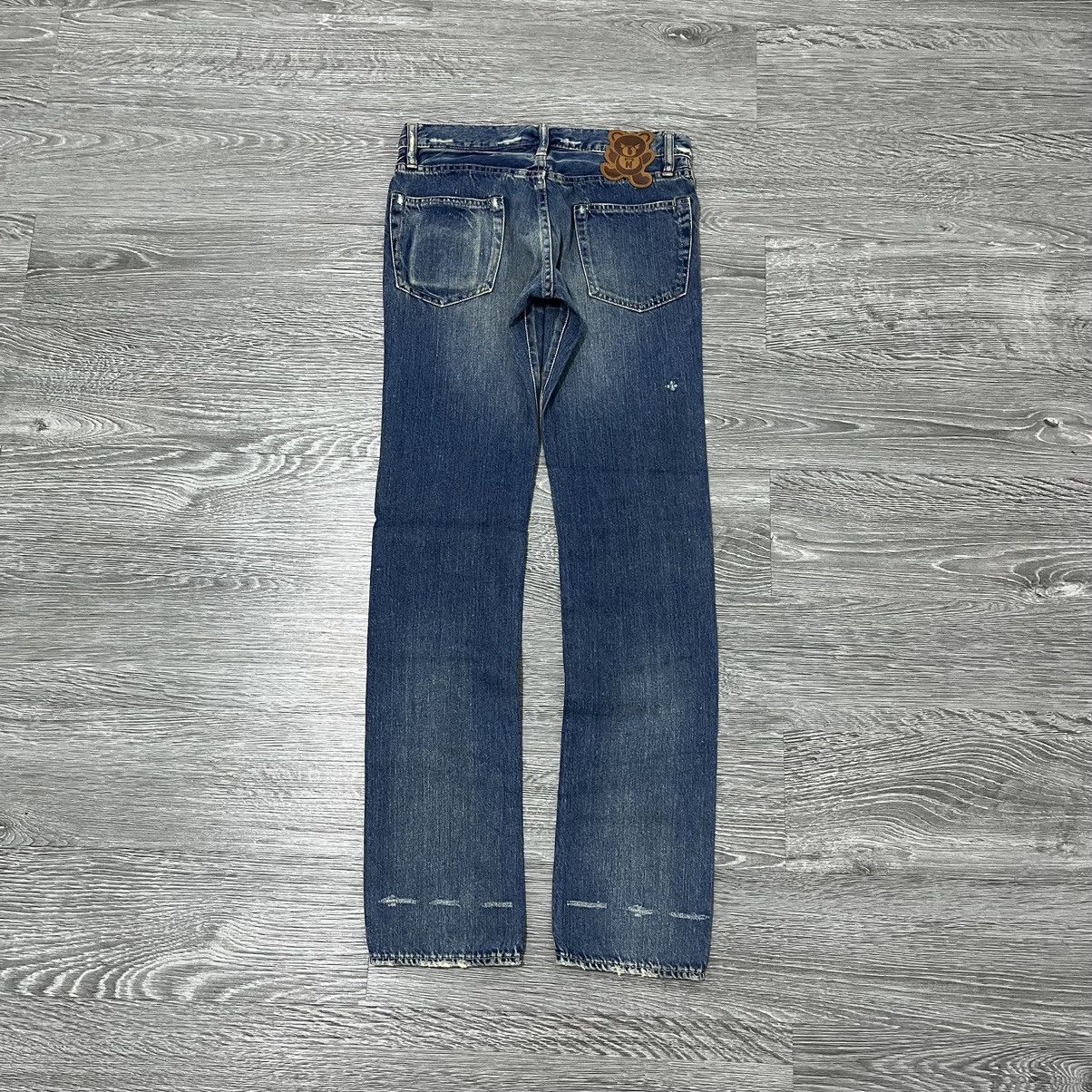 Hysteric Glamour × Japanese Brand Hysteric Glamour Fuck Bear Studded Denim pant Size US 27 - 8 Thumbnail