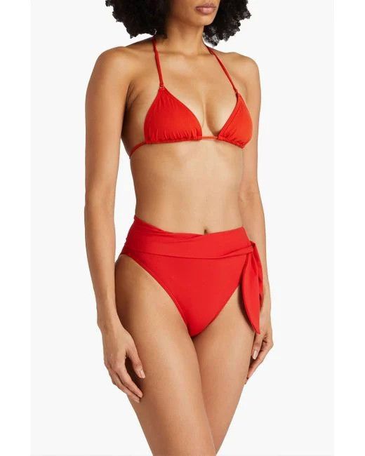 Zimmermann oc11z0725 Size: 0 / Triangle Bikini Top in Red Size ONE SIZE - 4 Thumbnail