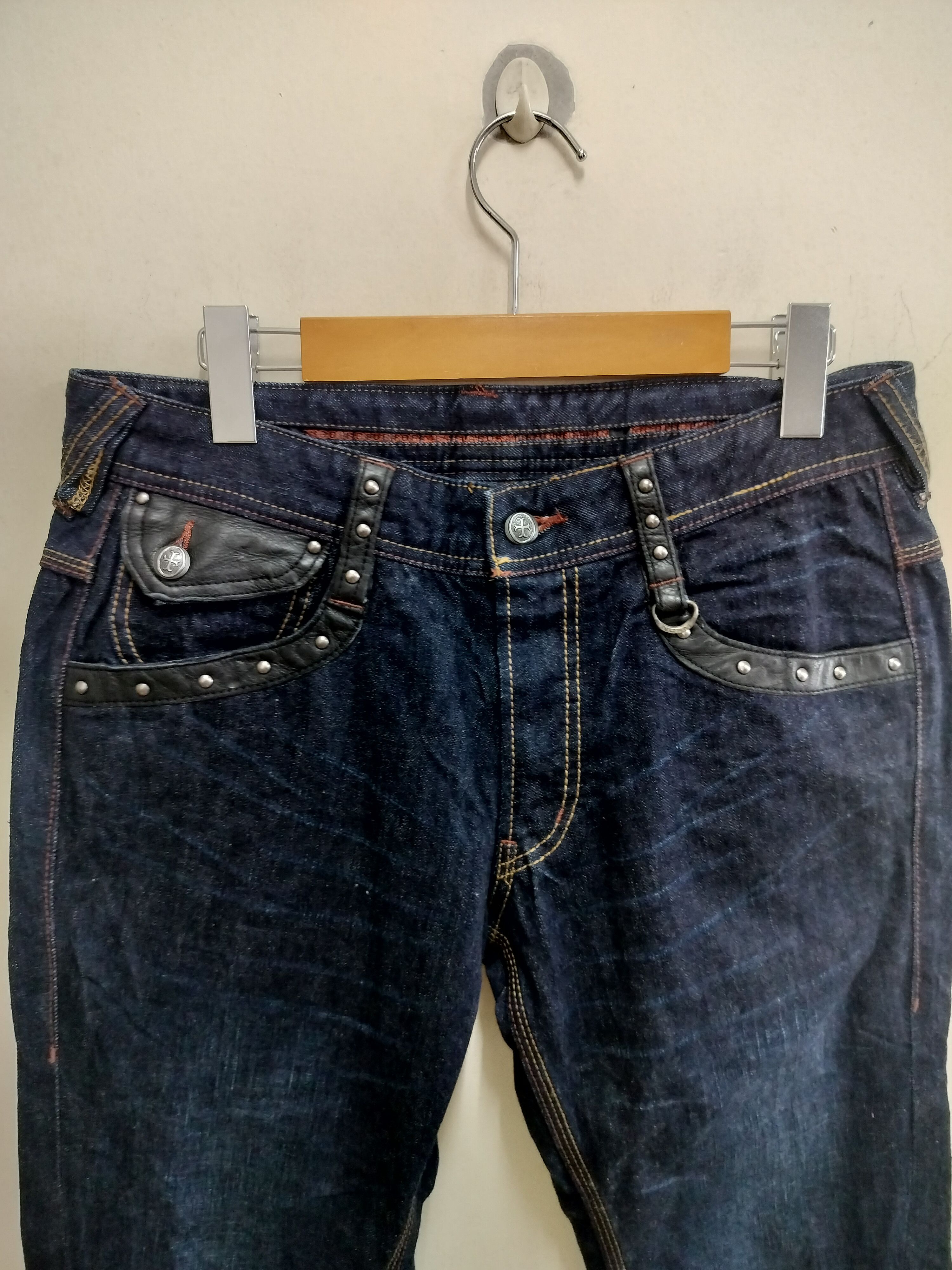 Nicole Club Nicole Club For Men Flare Jeans leather pocket Size US 32 / EU 48 - 2 Thumbnail