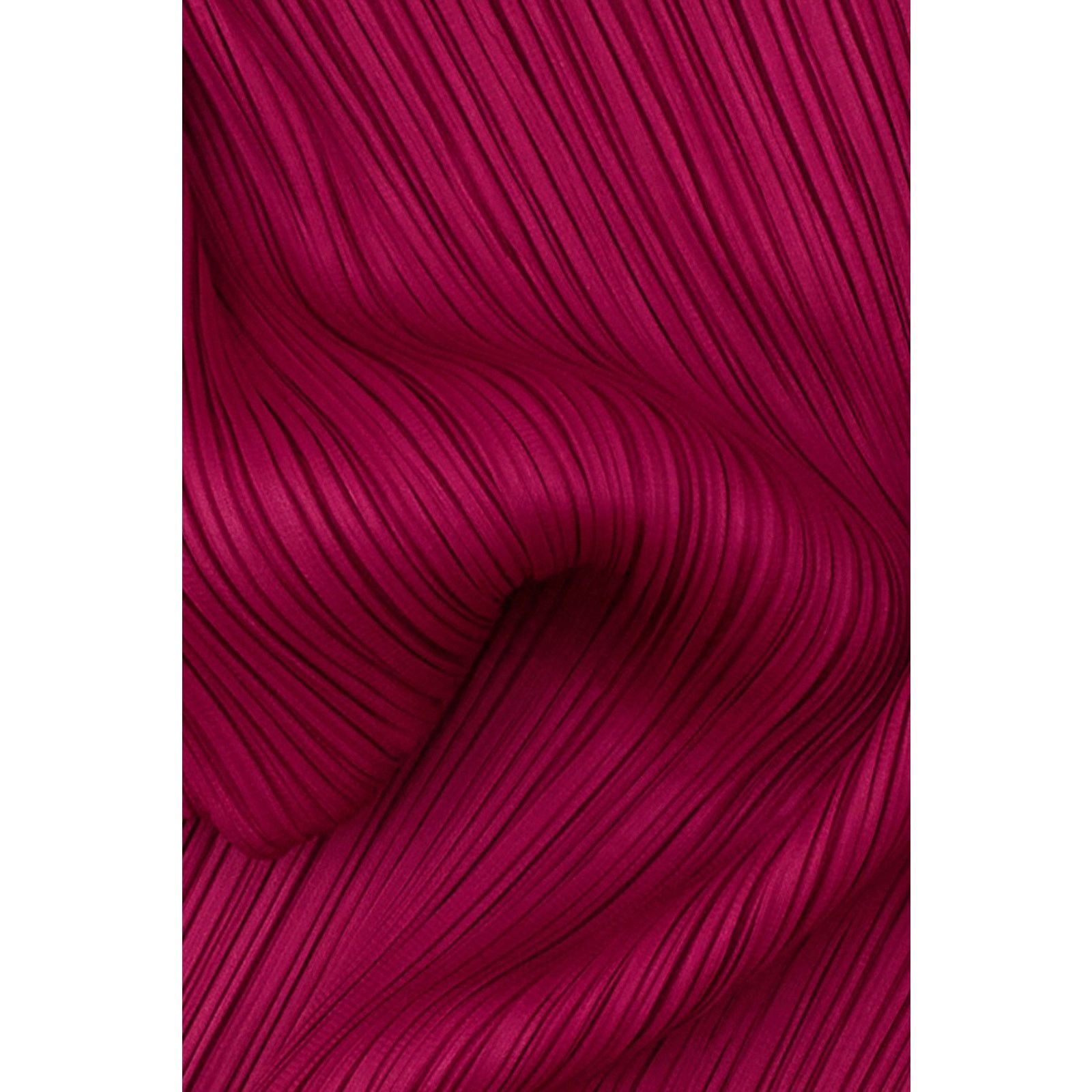 Issey Miyake Pleats Please Fuchsia Long Sleeve Top Size L / US 10 / IT 46 - 3 Thumbnail