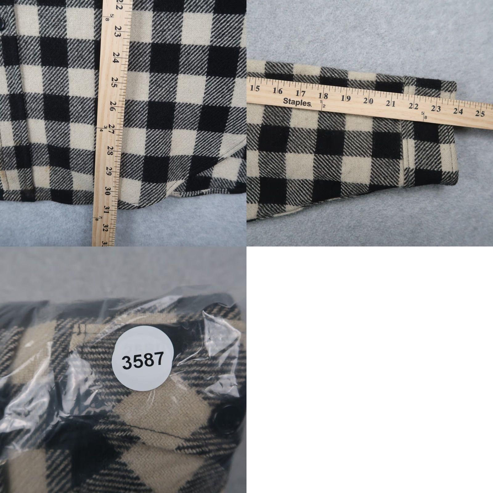 Vintage VINTAGE L.L.Bean Old Friends Buffalo Plaid Flannel Shirt Mens XL Wool USA Made Size US XL / EU 56 / 4 - 9 Thumbnail