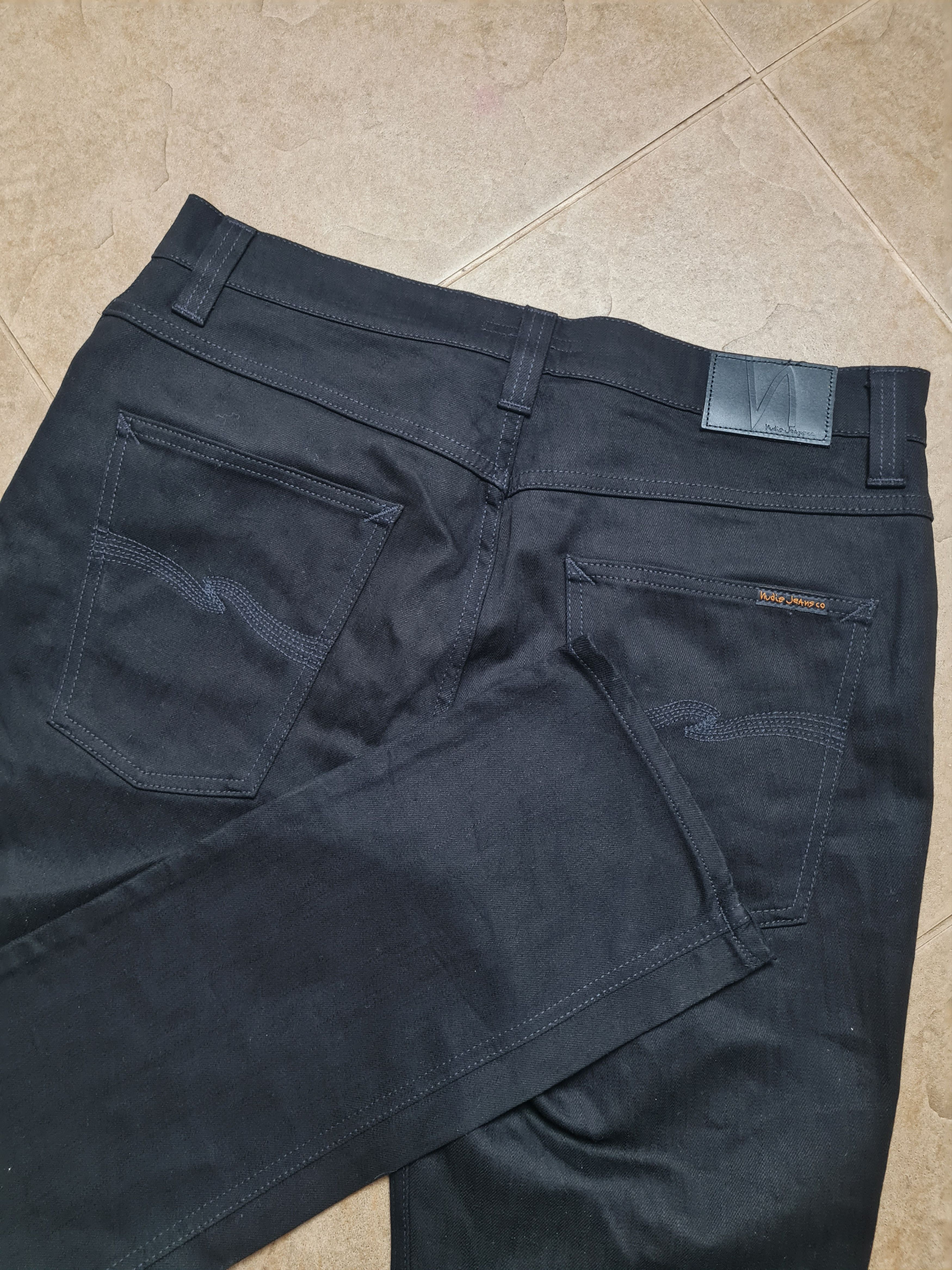 Nudie Jeans Vintage Denim Nudie Jeans Brute Knut Dry Cold Black 36/32 Size US 36 / EU 52 - 10 Thumbnail