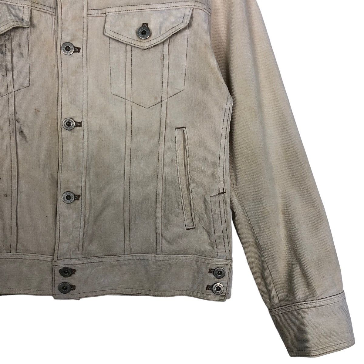 Burberry 🔥Vtg Cropped Biker Jacket Corduroy Burberry Nova Check Size US M / EU 48-50 / 2 - 5 Thumbnail