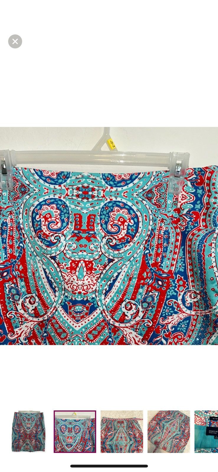 Jones New York Jones New York paisley pattern pencil skirt size 6 Size 28" / US 6 / IT 42 - 2 Thumbnail