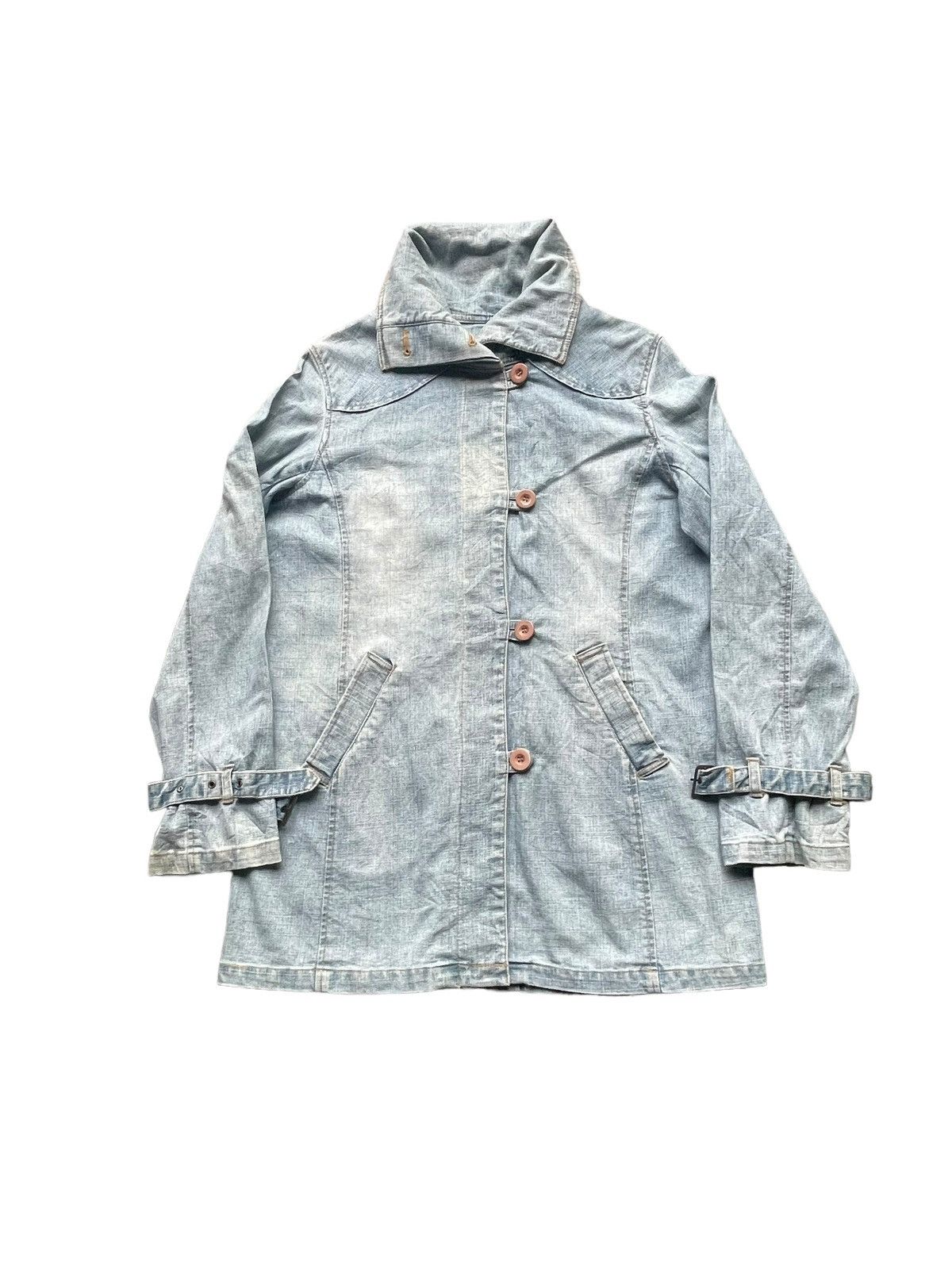 Japanese Brand Chello Parka Denim Jacket Size M / US 6-8 / IT 42-44 - 1 Thumbnail