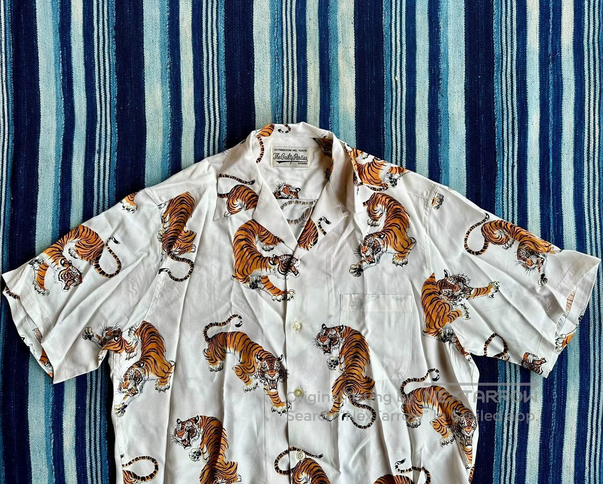 Wacko Maria Wacko Maria Tim Lehi Tiger Print Short Sleeve Shirt. Size US S / EU 44-46 / 1 - 3 Thumbnail